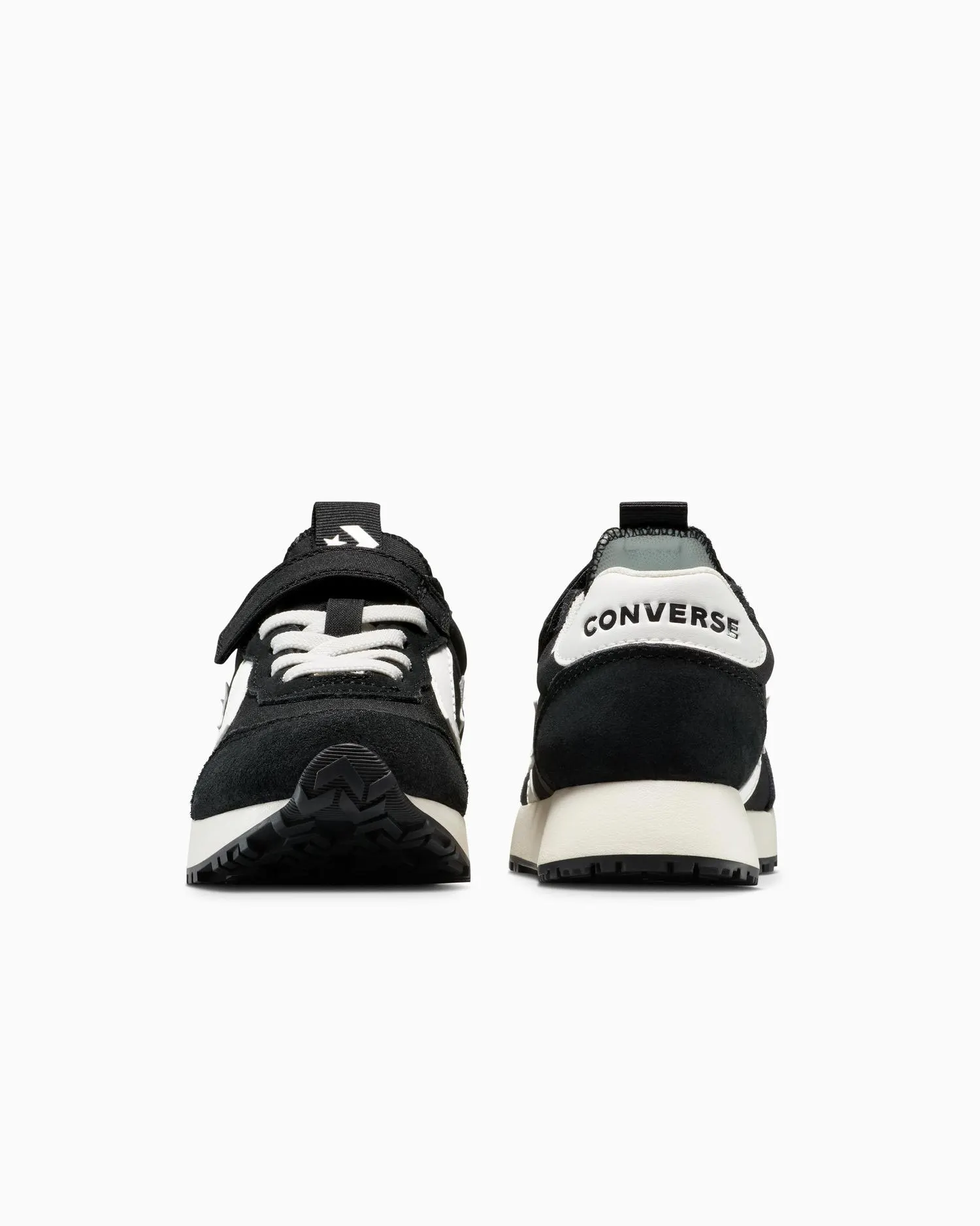 Converse Kid's Omega Hook N' Loop Black/White Shoes - Image 5