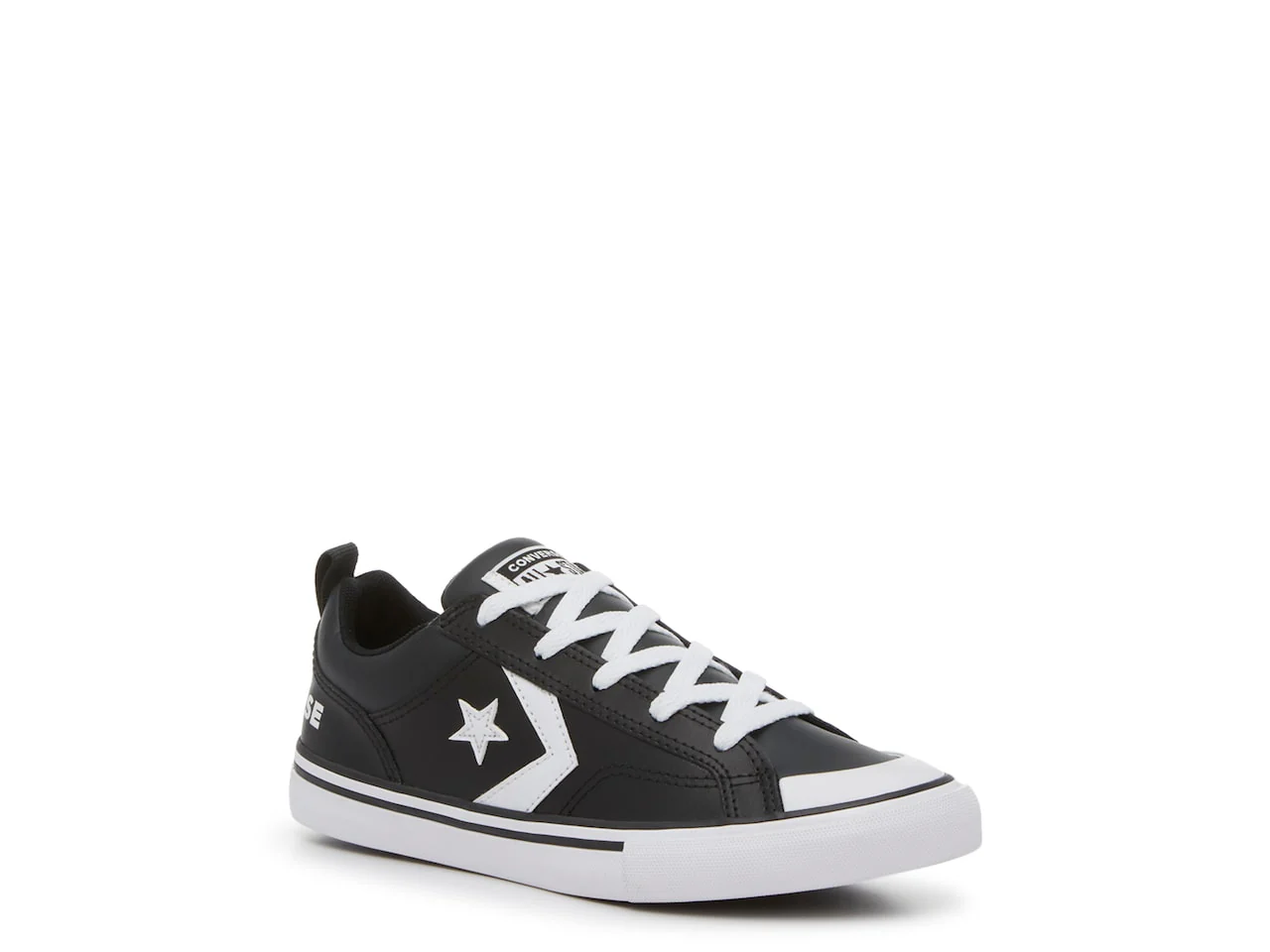 Converse Kid's Pro Blaze Size 4-7 Black/White Shoes - Image 5