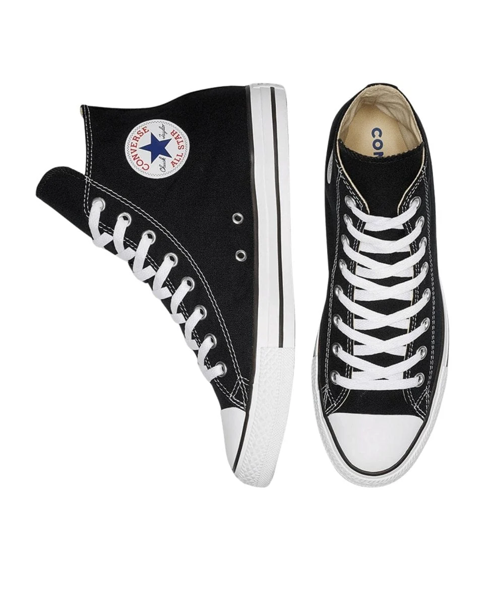 Converse Men's Chuck Taylor All Star High Top Black/White Shoe - Image 5
