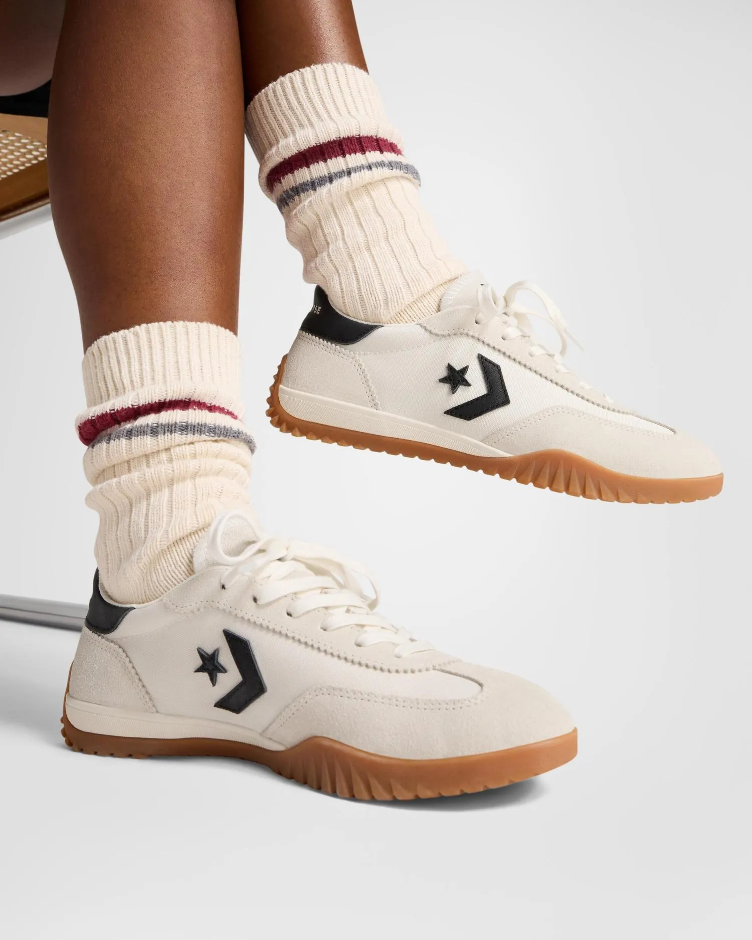 Converse Unisex Star Runner Egret/Black Shoes - Image 4