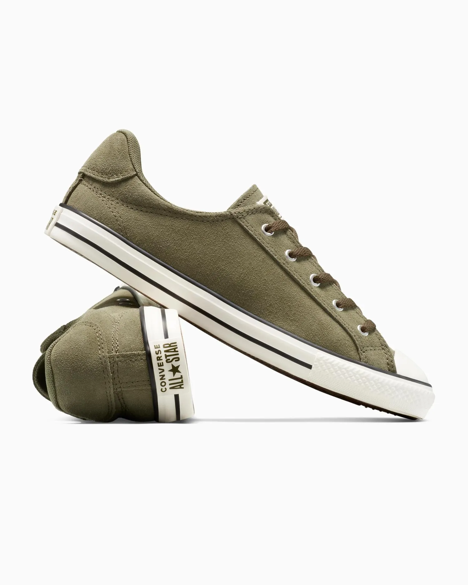 Converse Women's All-Star Dainty Low Top Suede Ultility Sneaker Shoes - Image 5