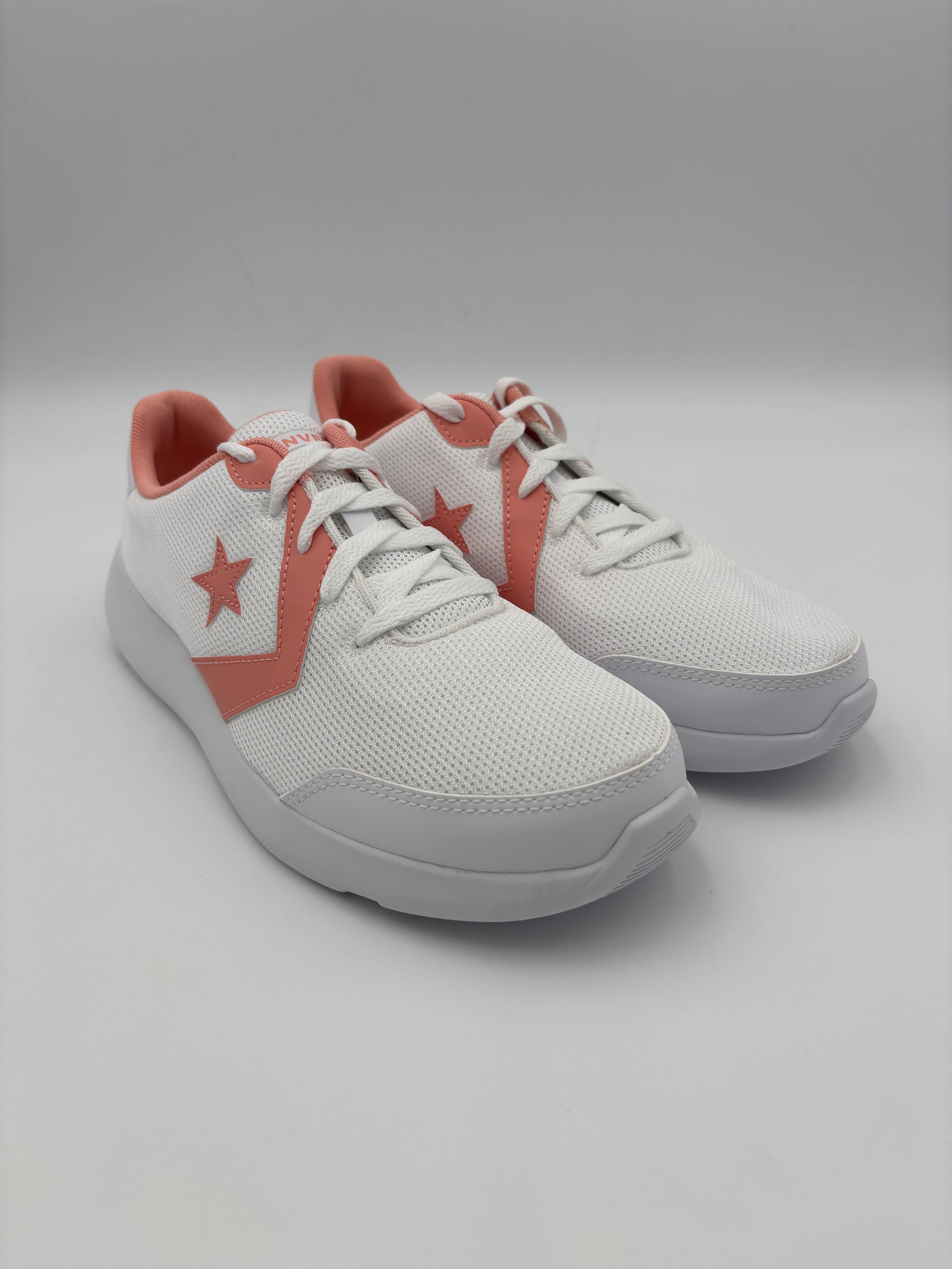 Converse Women's All-Star Run White/Pink Running Shoes - Image 5
