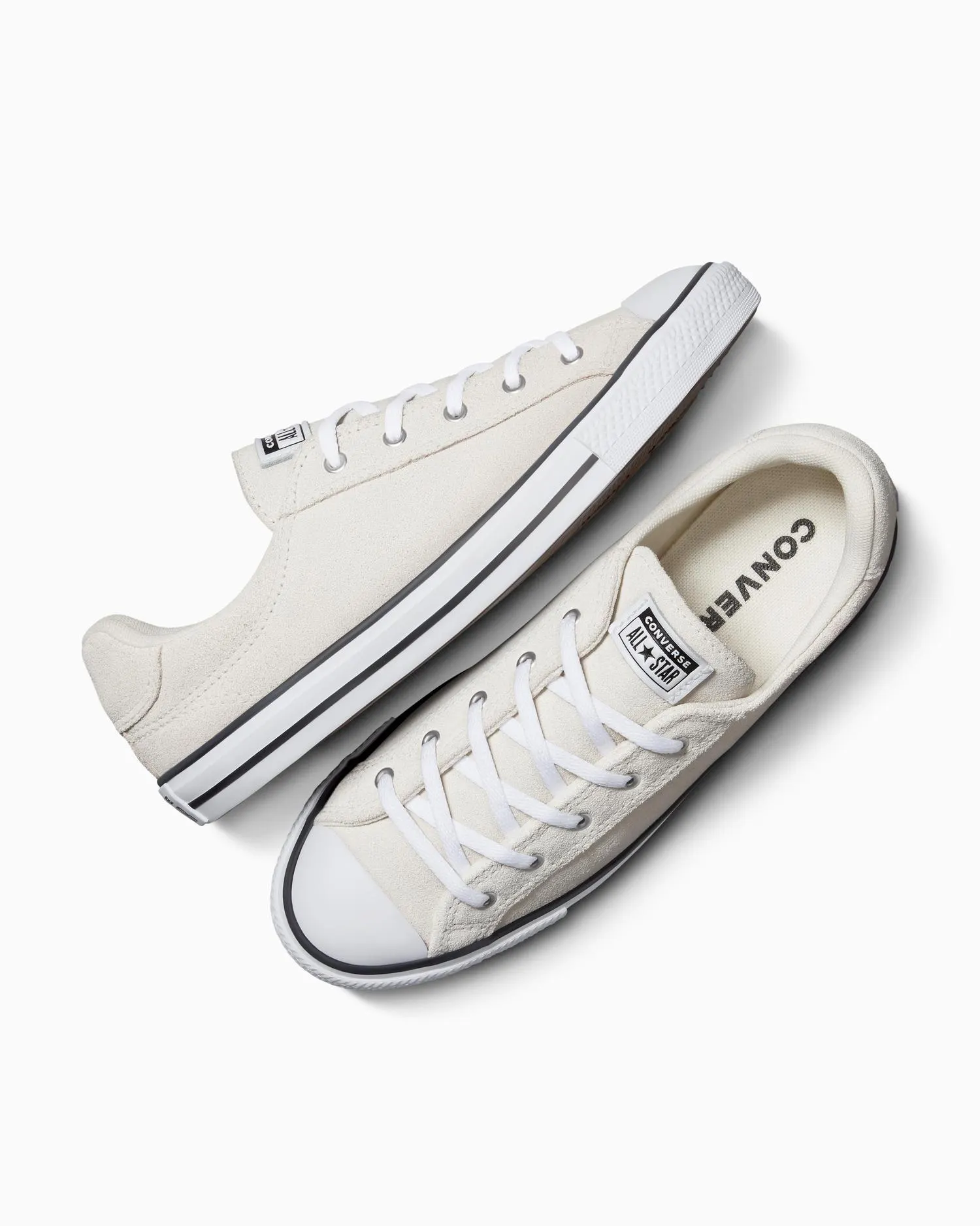 Converse Women's Chuck Taylor All-Star Dainty Lucky Egret/White Sneaker Shoes - Image 3