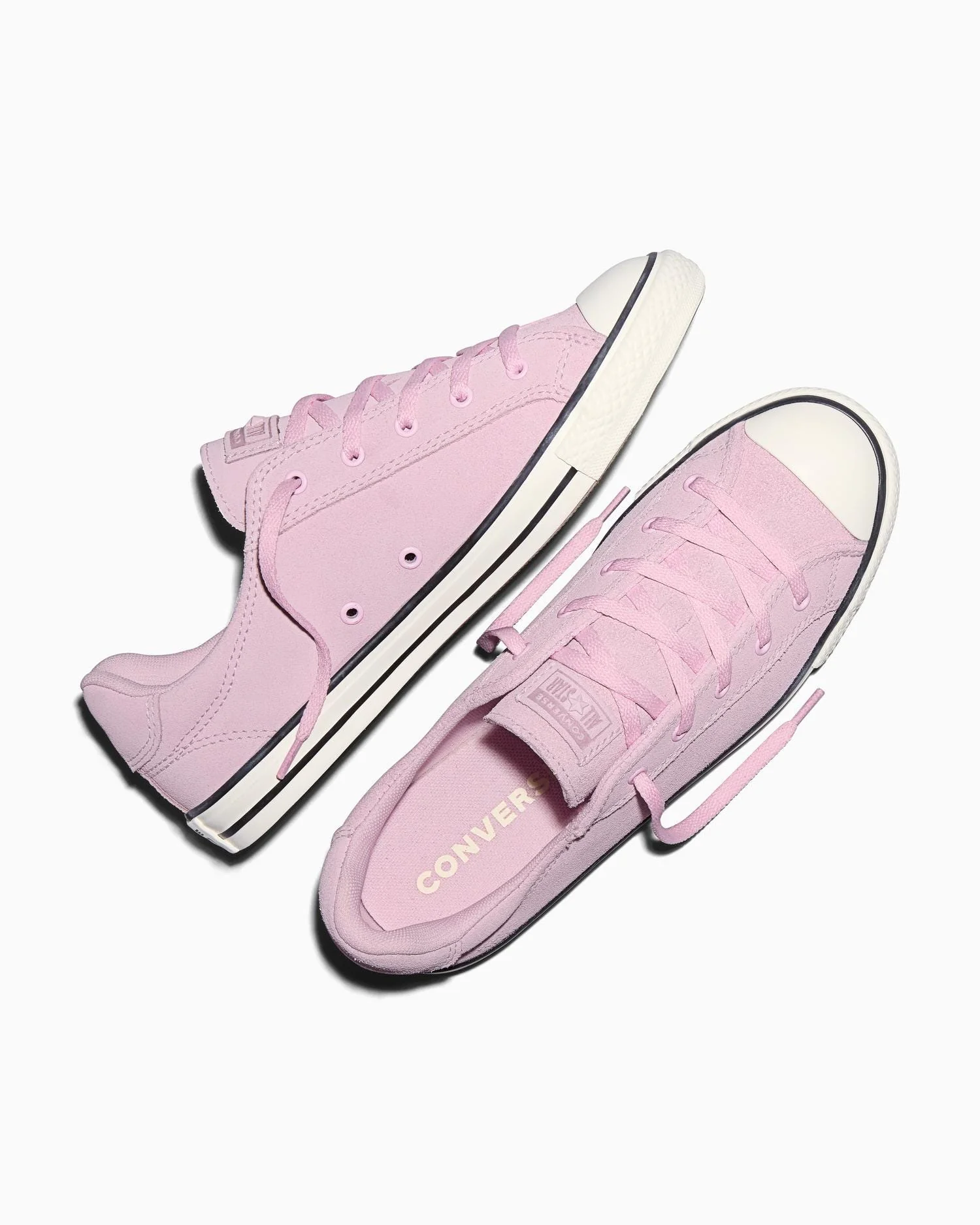 Converse Women's Chuck Taylor All-Star Dainty Suede Lucky Bloom Sneaker Shoes - Image 3
