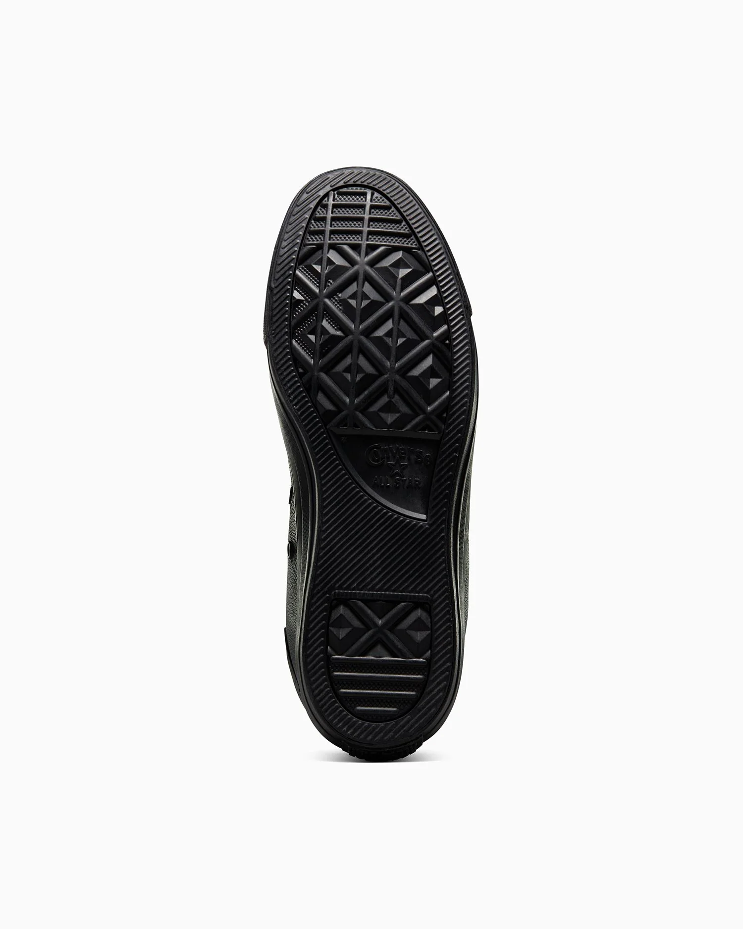 Converse Men's Chuck Taylor All Star High Top Triple Black Leather Shoe - Image 4