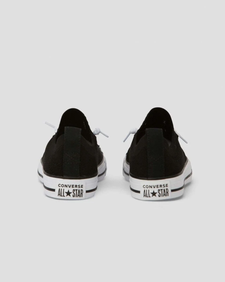 Converse Women's Chuck Taylor All Star Shoreline Knit Slip Low Top Black Shoe - Image 4