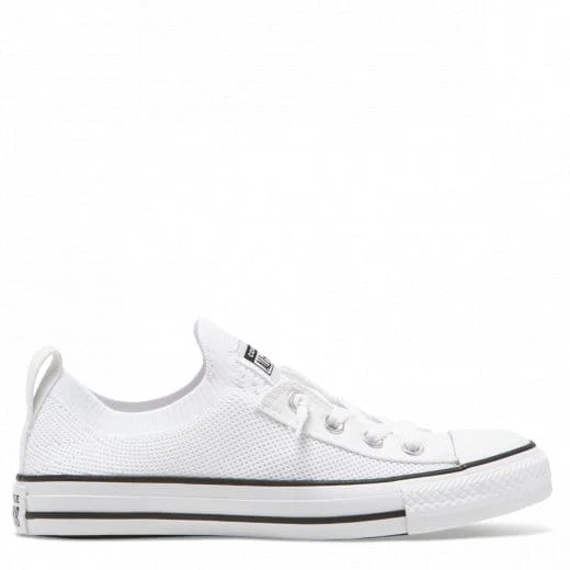 Converse Women's Chuck Taylor All Star Shoreline Knit Slip Low Top White Shoe