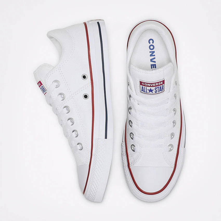 Converse Women's Chuck Taylor Madison Low Top White Sneaker Shoes - Image 5