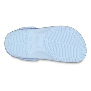 Crocs Kid's Classic Blue Glitter Clog - Image 3