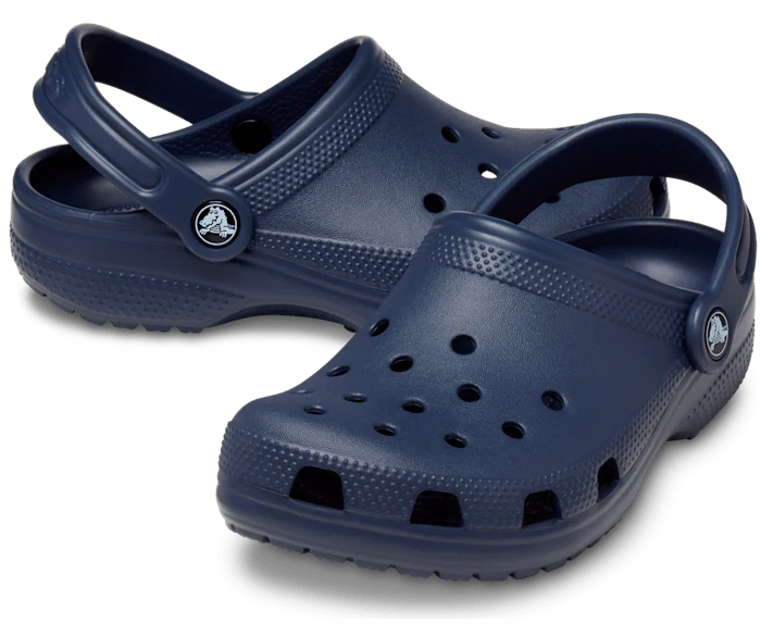 Crocs Kids Classic Navy Clog - Image 2