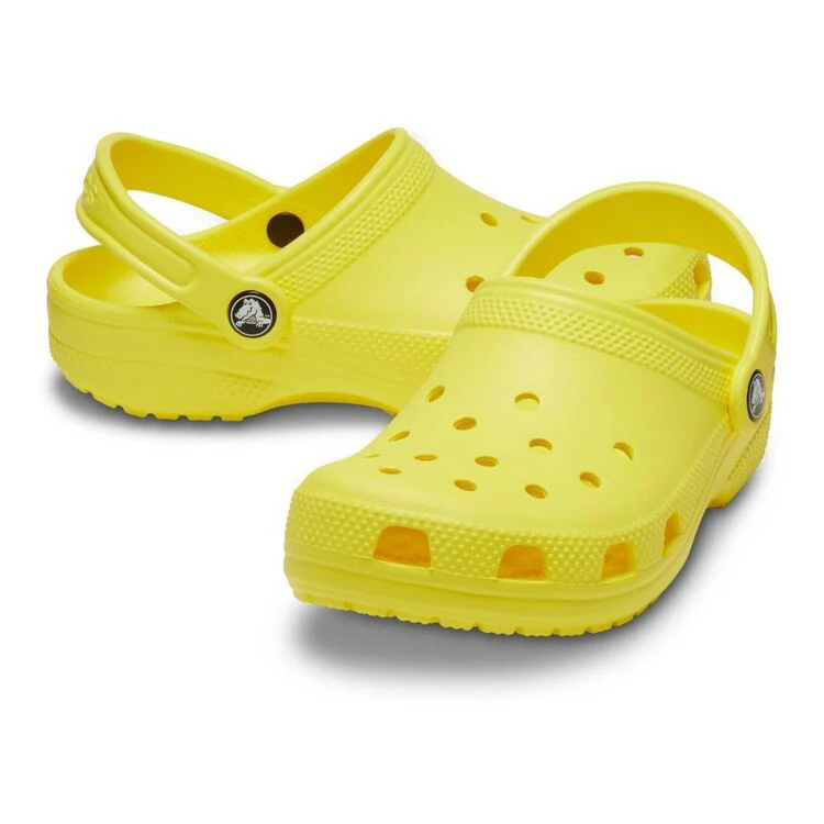 CROCS KID'S CLASSIC CYBER YELLOW CLOG - Image 2