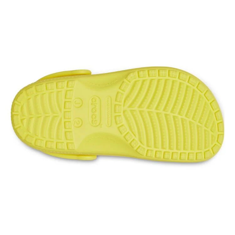 CROCS KID'S CLASSIC CYBER YELLOW CLOG - Image 4