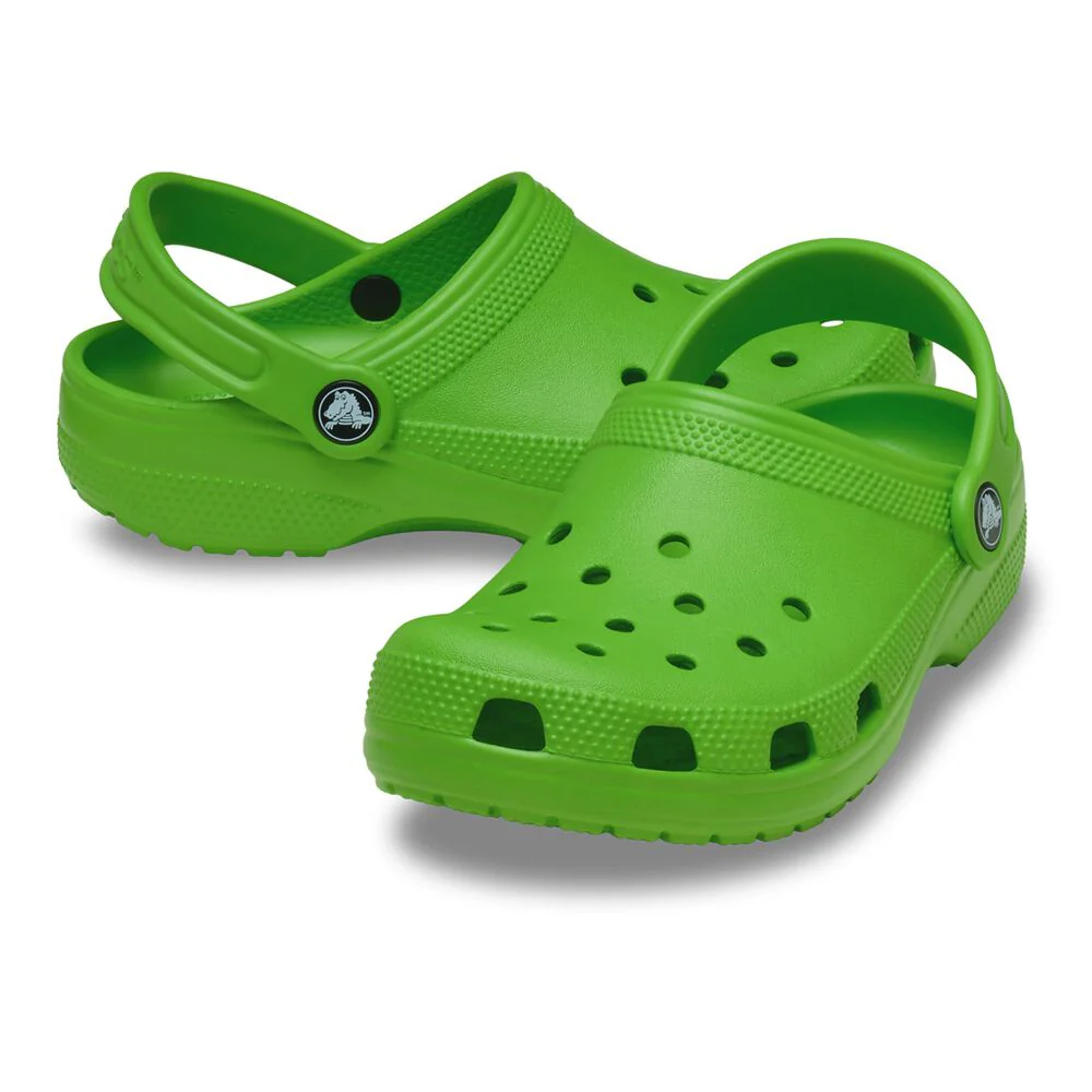 CROCS KID'S CLASSIC GREEN CLOG - Image 6