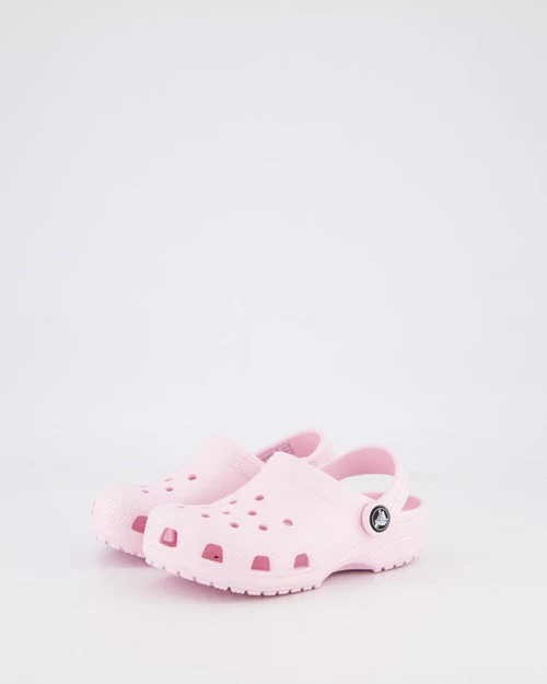 Crocs Kid's Classic Pink Milk Clogs - Image 3