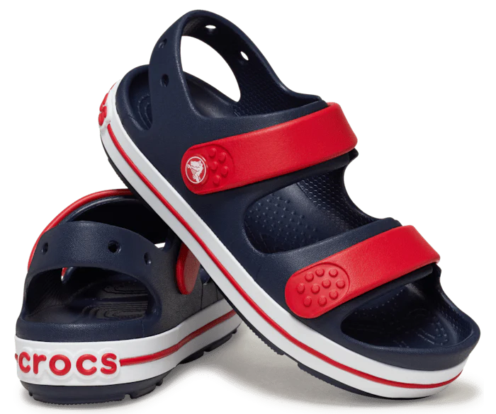CROCS KID'S CROCBAND NAVY CRUISER SANDAL - Image 3