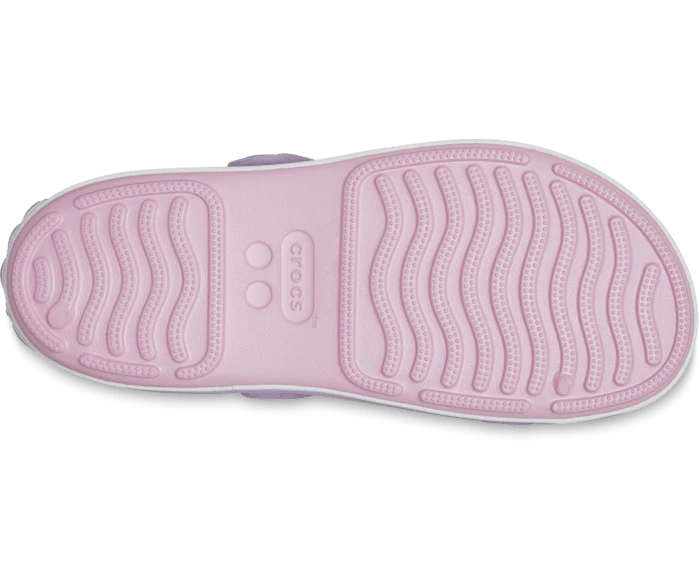 CROCS KID'S CROCBAND PINK CRUISER SANDAL - Image 4