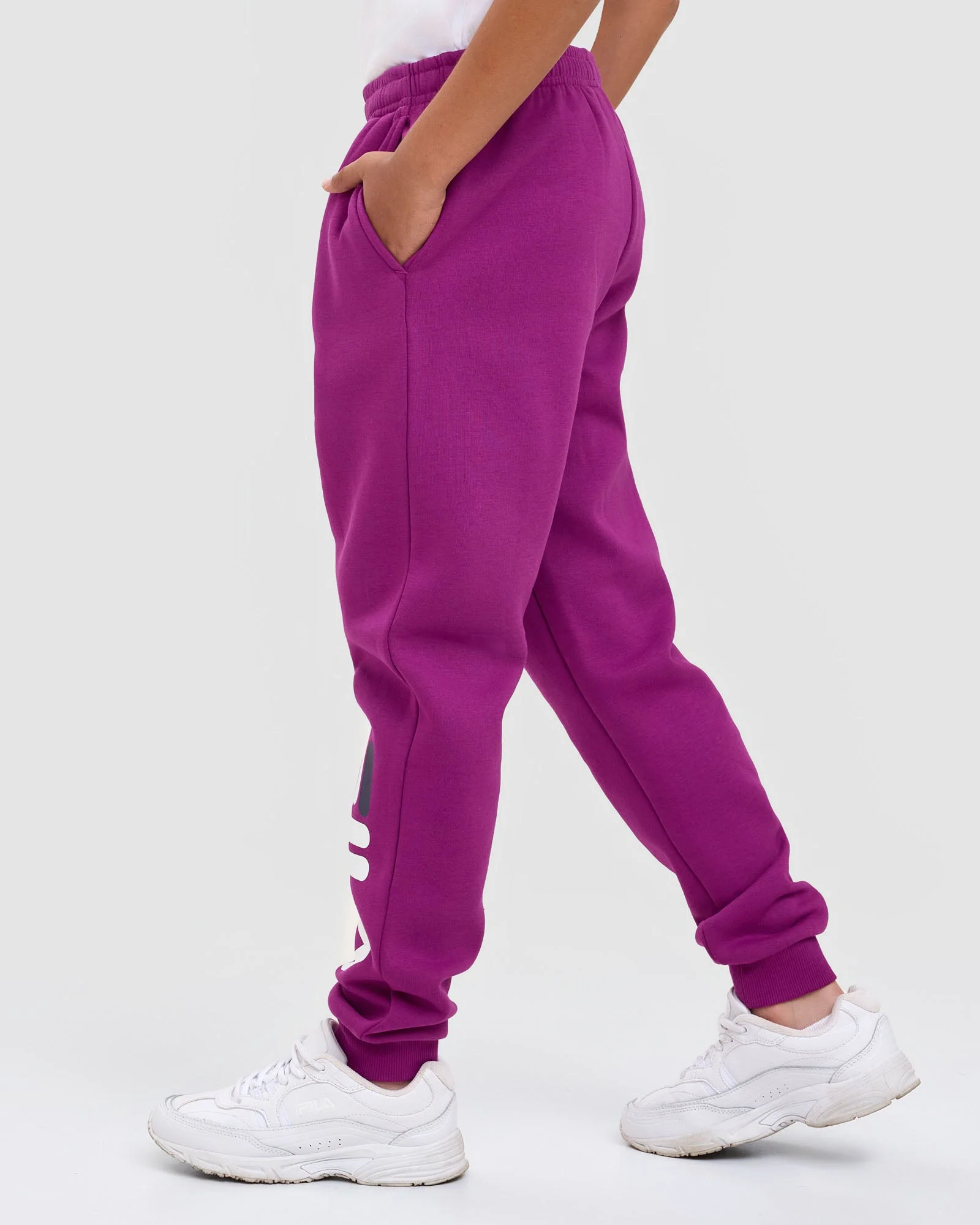Fila Kid's Bailey Purple Trackpant - Image 2
