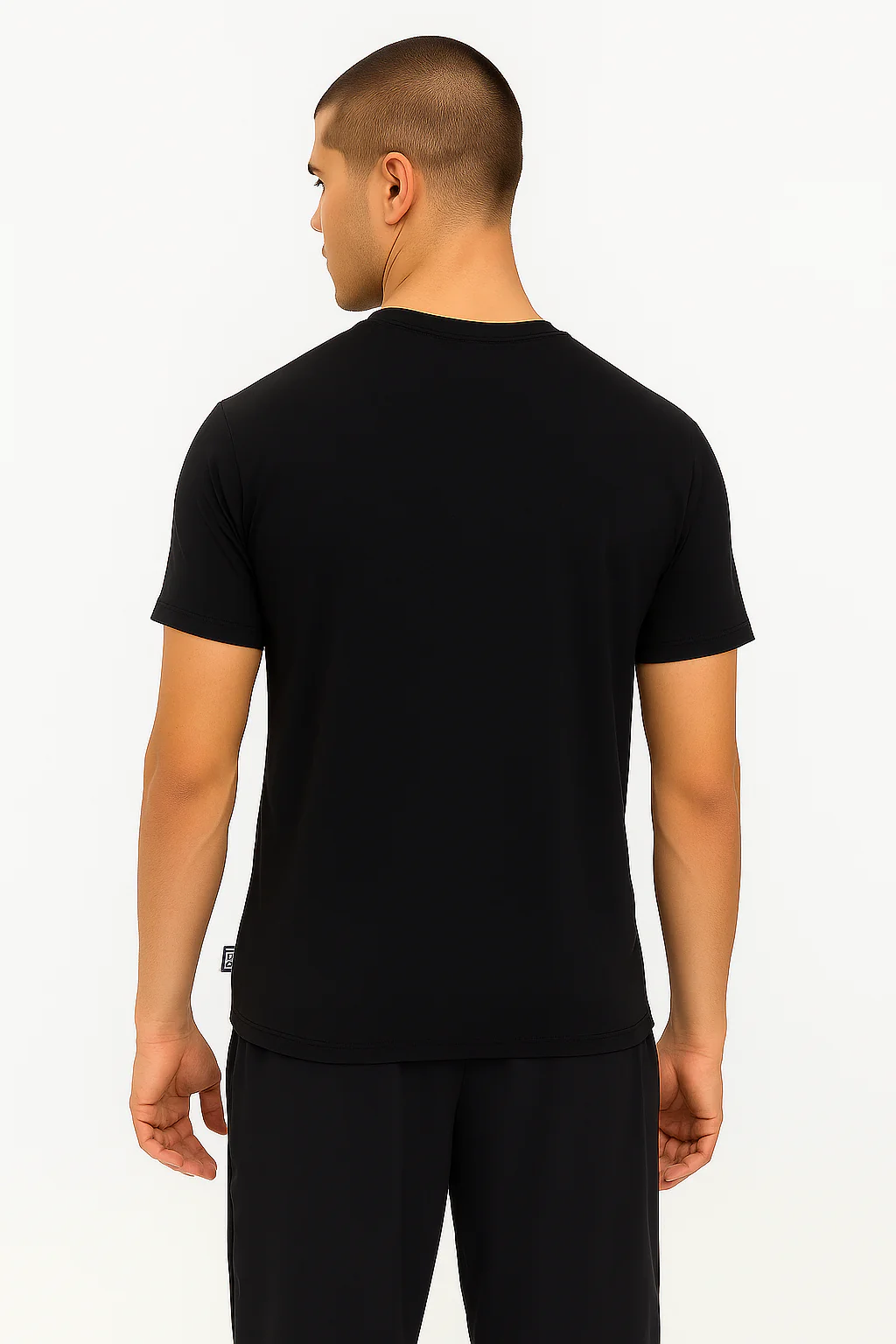 Fila Men's Adam Reg Black Tee - Image 2