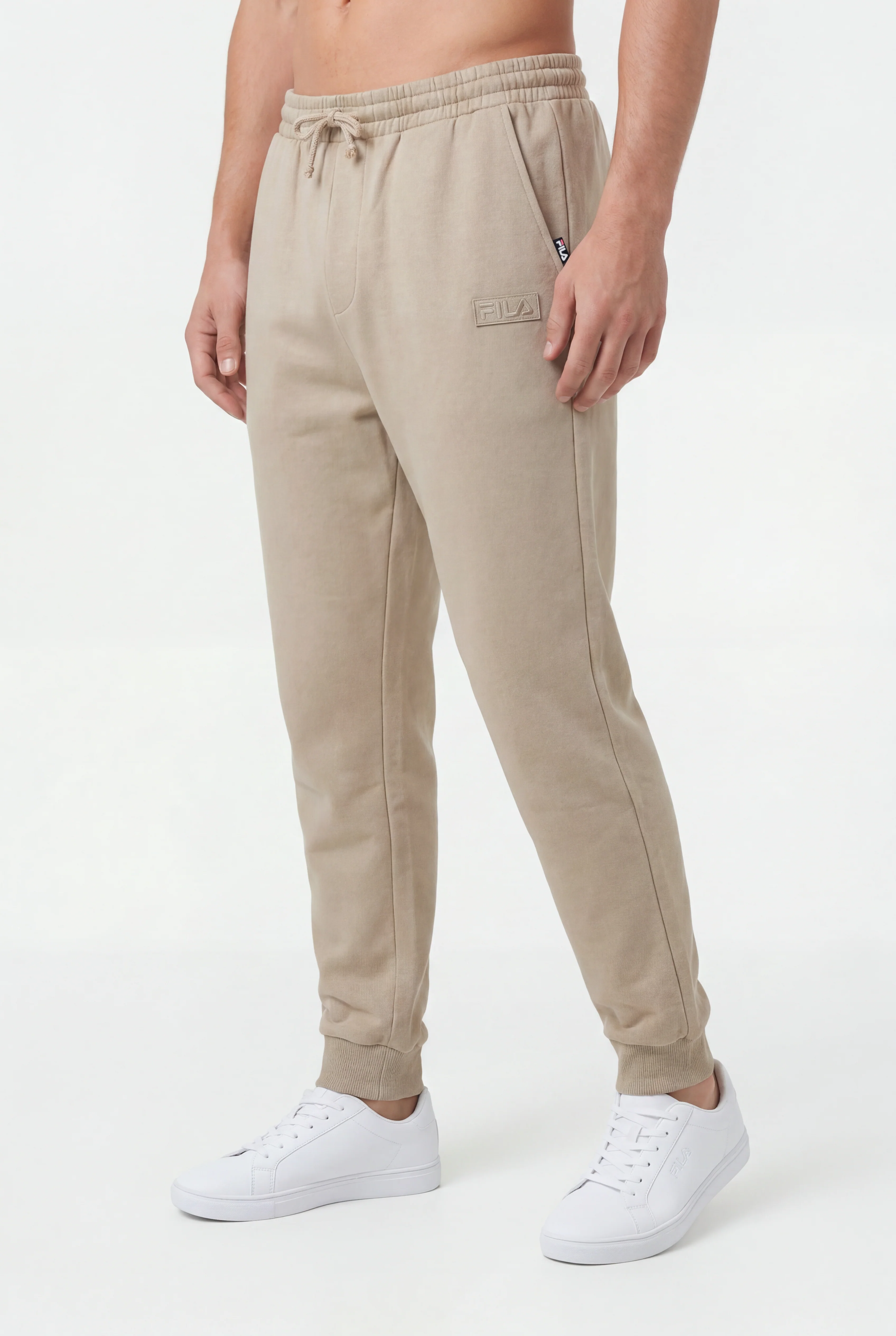 Fila Mens Bryon Fleece Taverntine Trackpants - Image 3