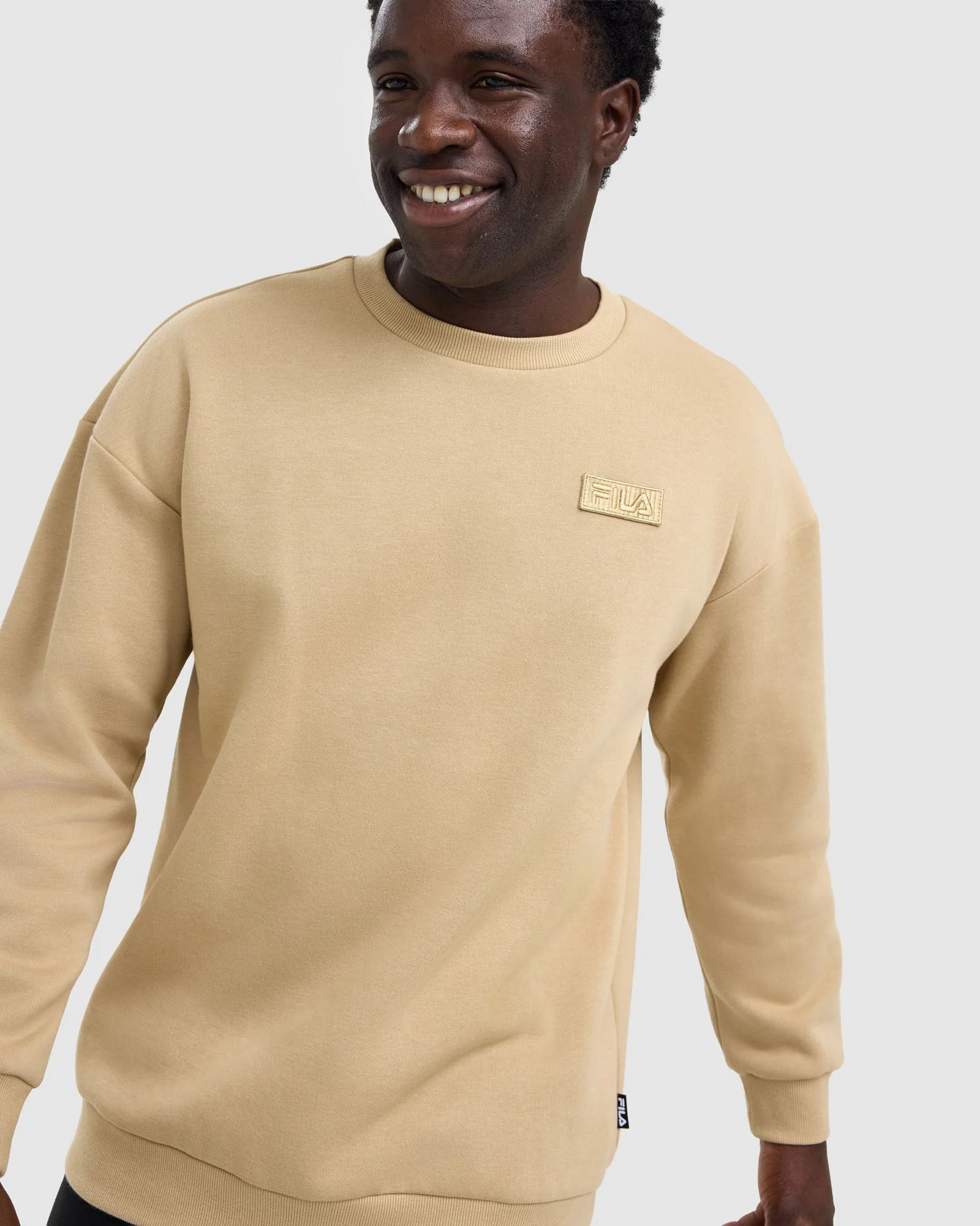 Fila Men's Byron Relaxed Crew Traverntine Sweatshirt - Image 4