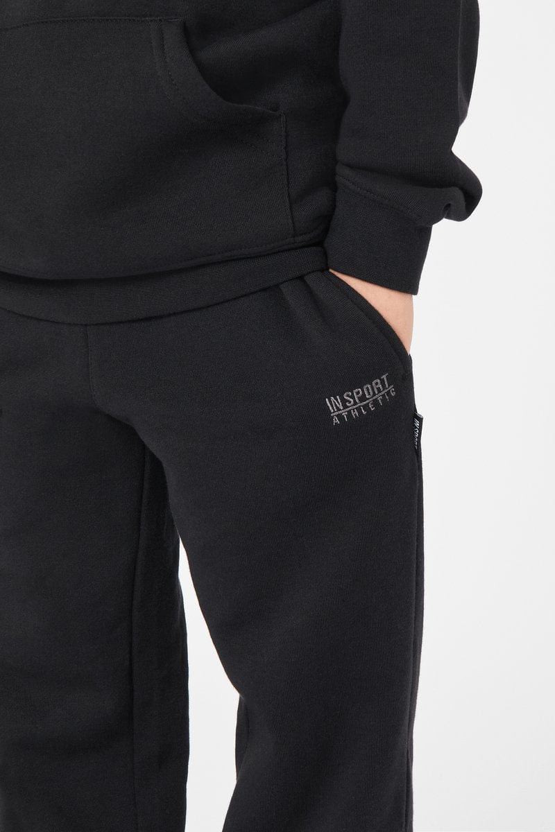 Insport Junior Alaska Black Trackpants - Image 3