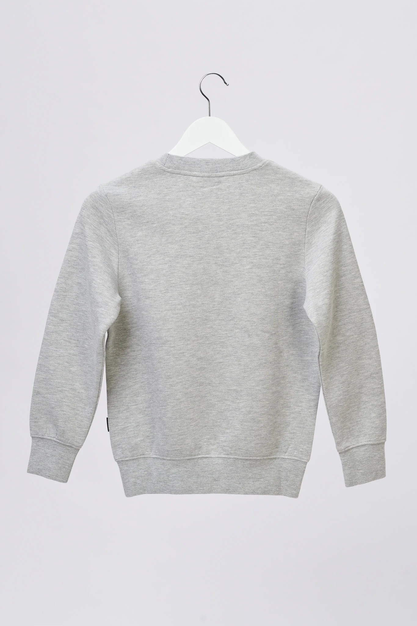 Insport Kids Alaska Grey Marle Crew Sweatshirt - Image 3