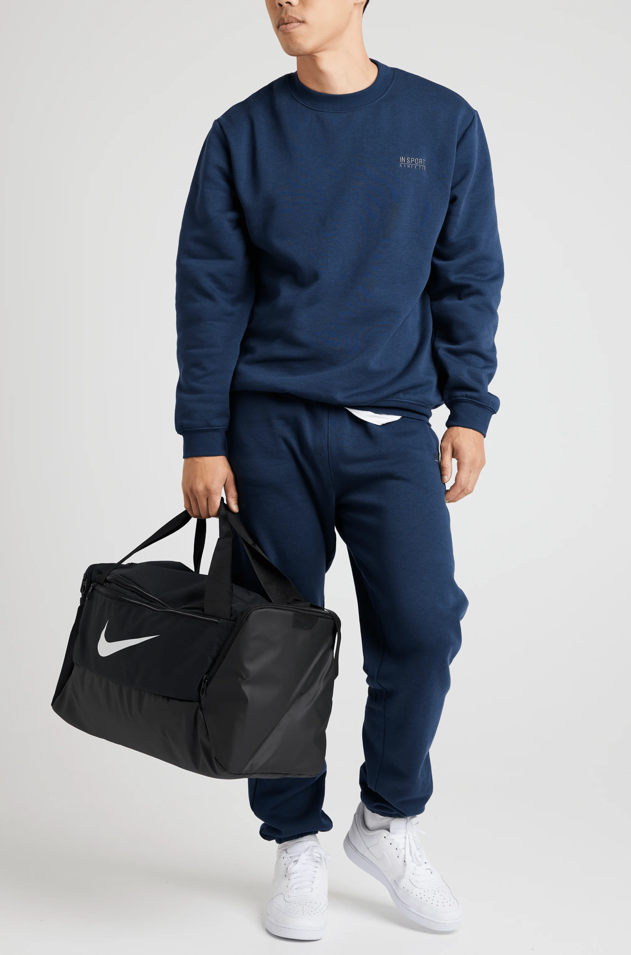 Insport Unisex Alaska Navy Crew Sweatshirt - Image 3