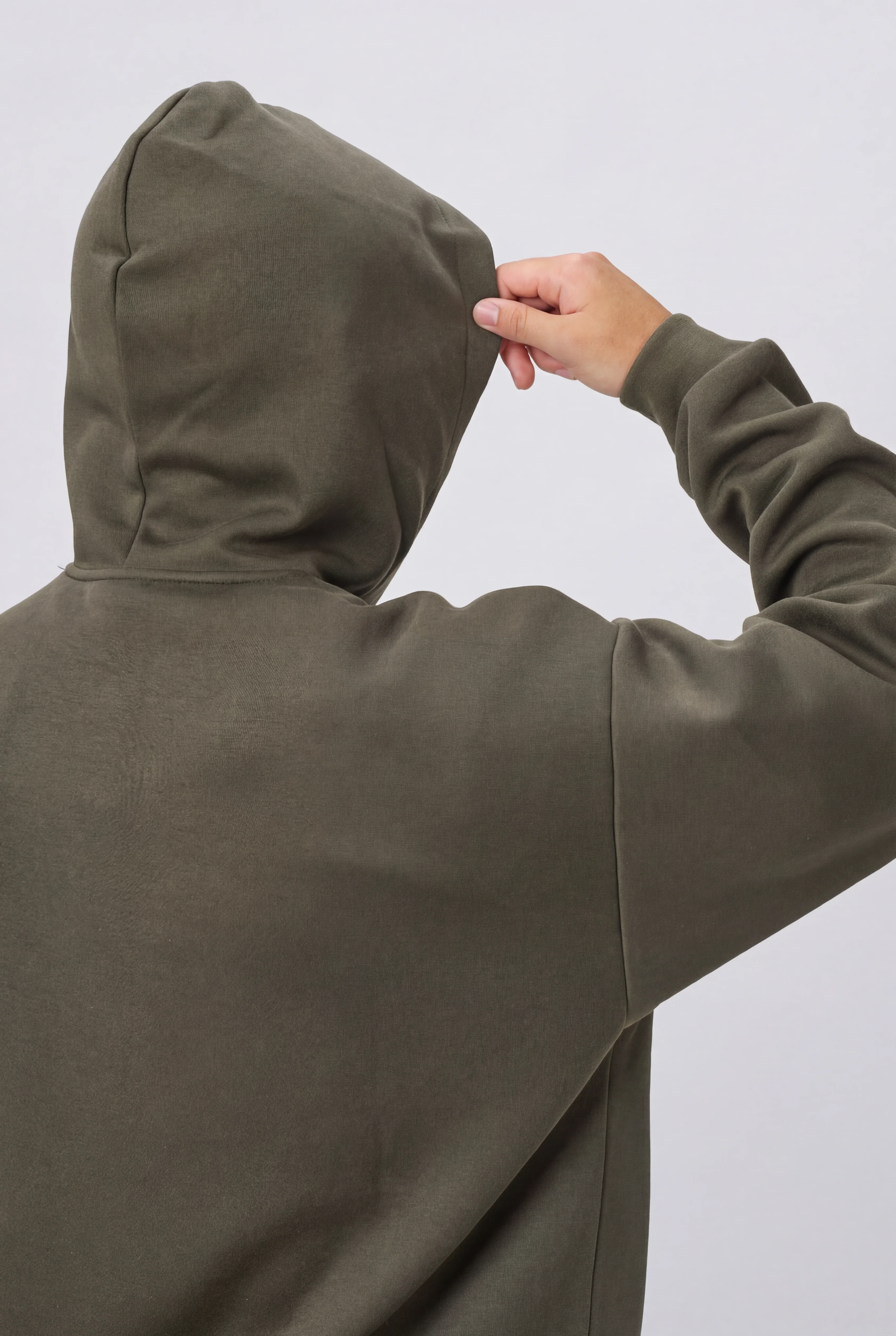 Insport Mens Denver Tech Moss Green Hood - Image 5