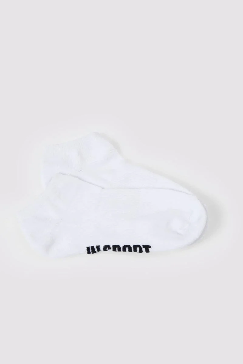 Insport Men's Sports Cushion Ankle 3 Pack White Socks - Image 2