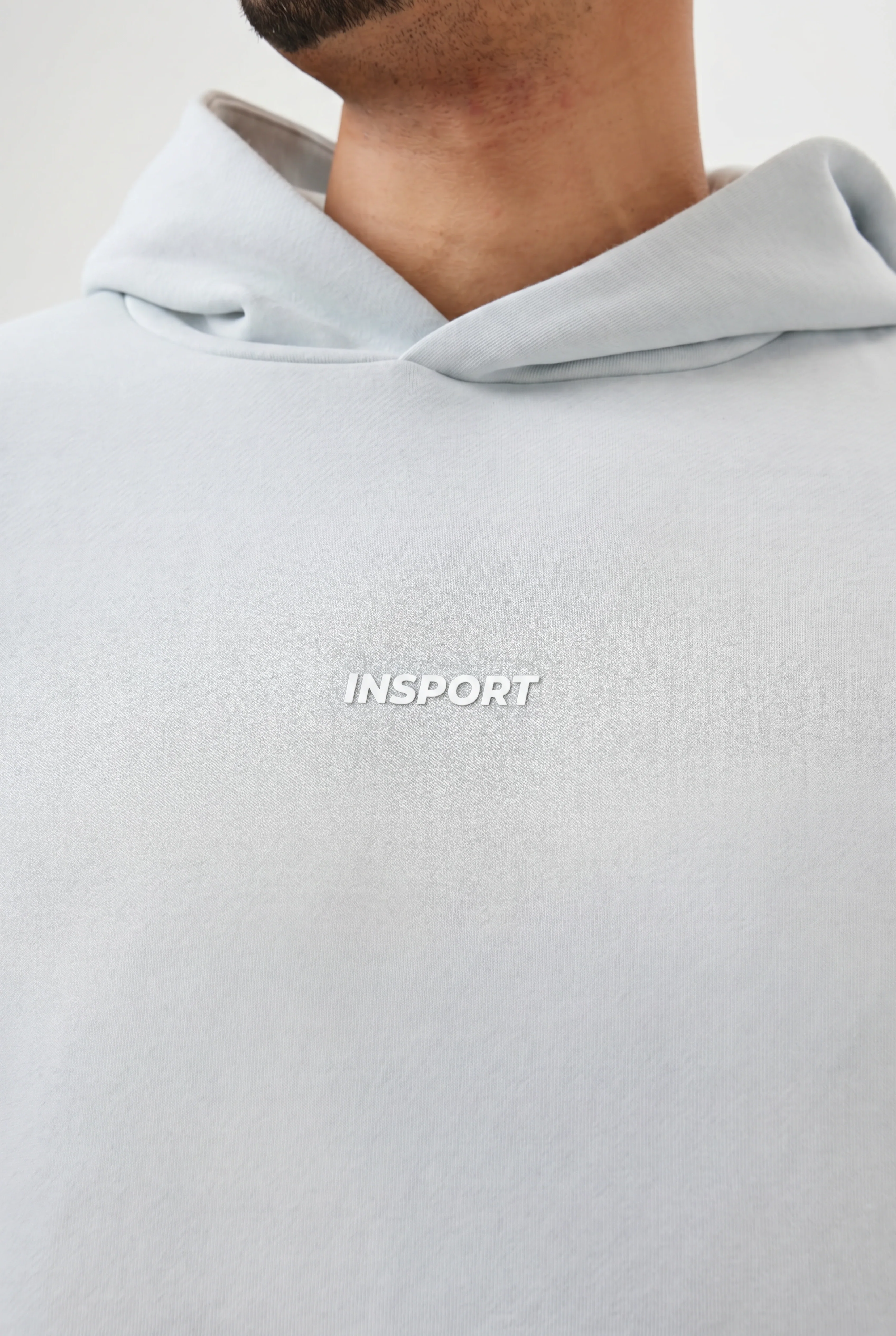 Insport Unisex Frankie Cloud Blue Hoodie - Image 2