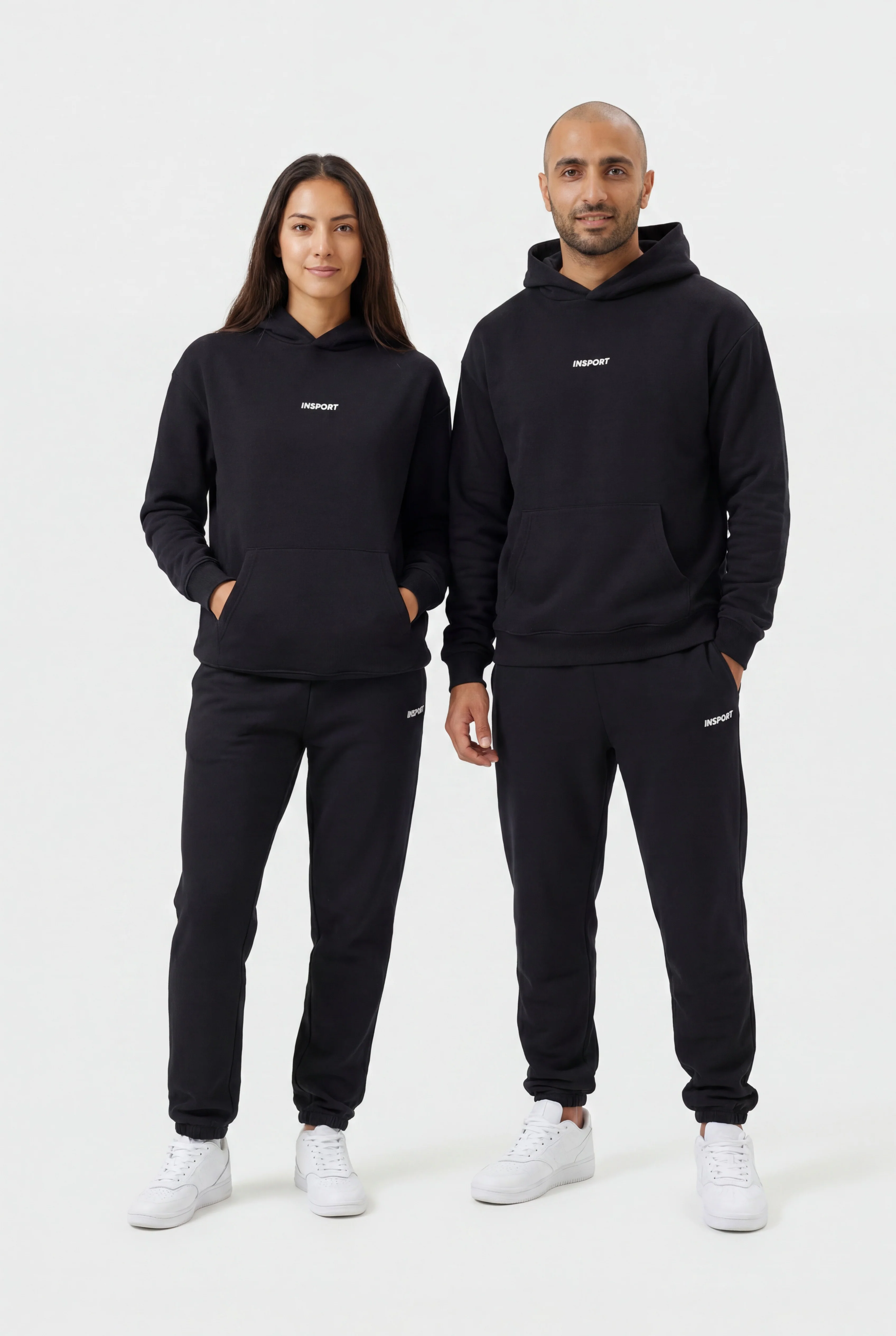Insport Unisex Frankie Hood Black - Image 2
