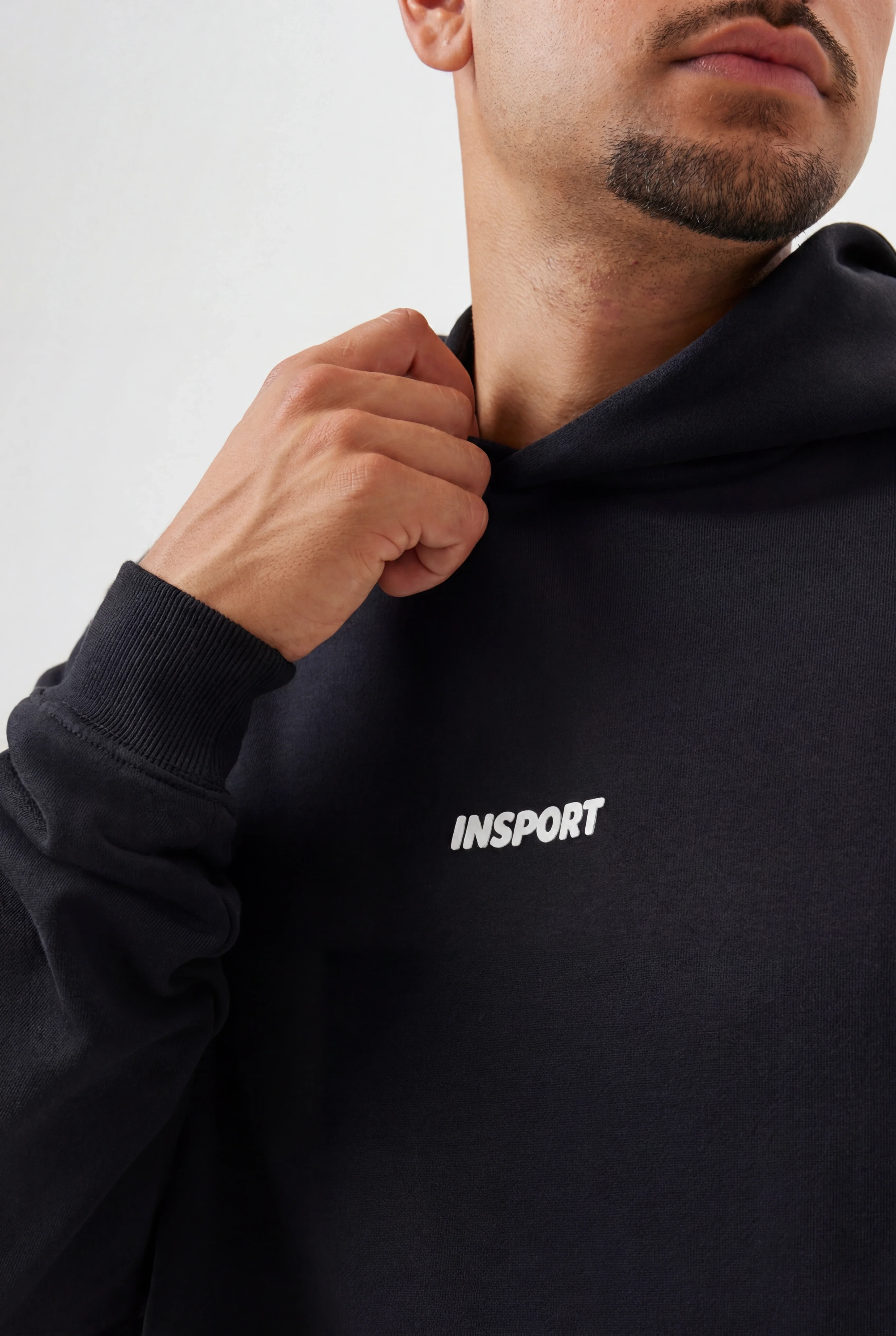 Insport Unisex Frankie Hood Black - Image 3
