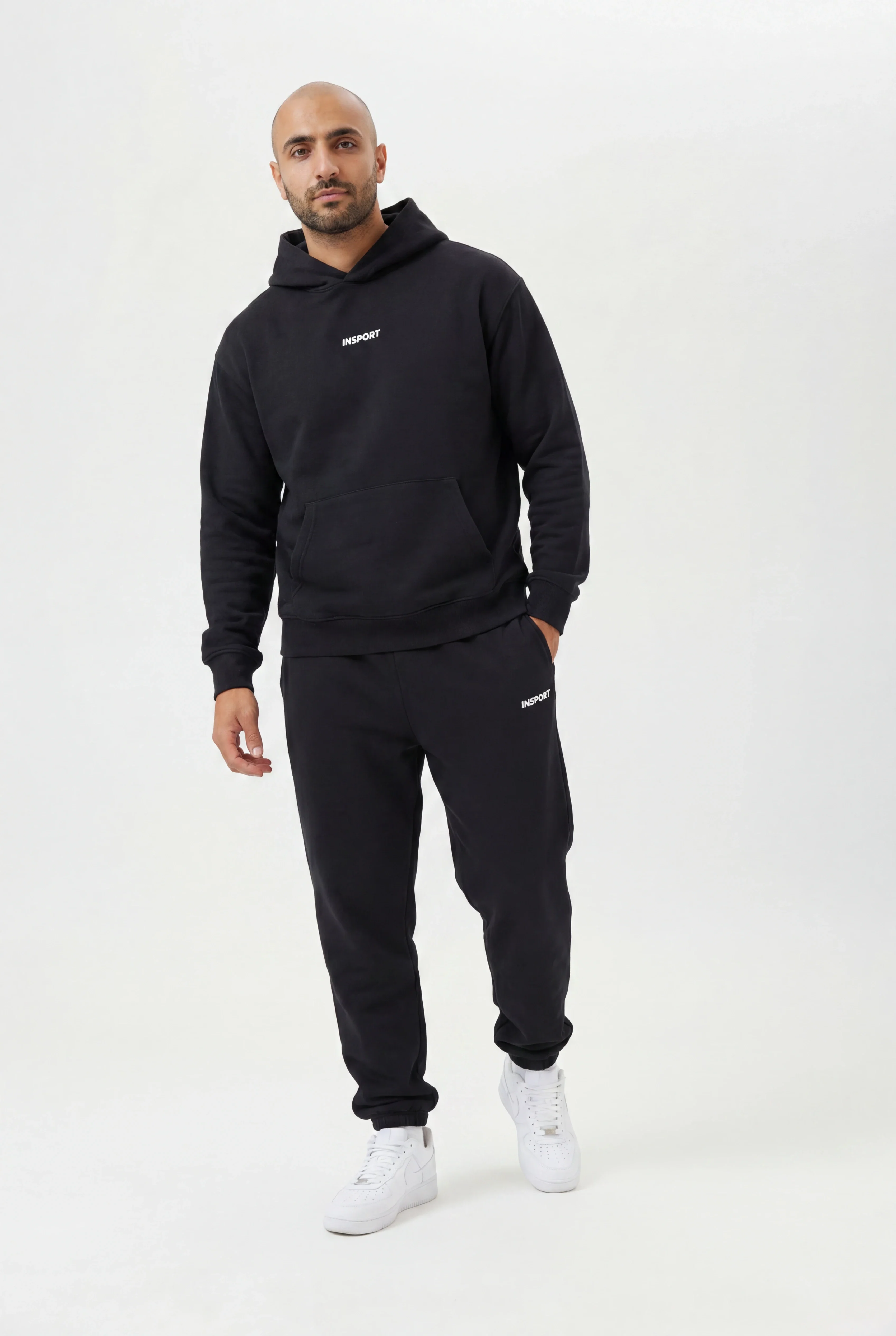 Insport Unisex Frankie Hood Black - Image 4