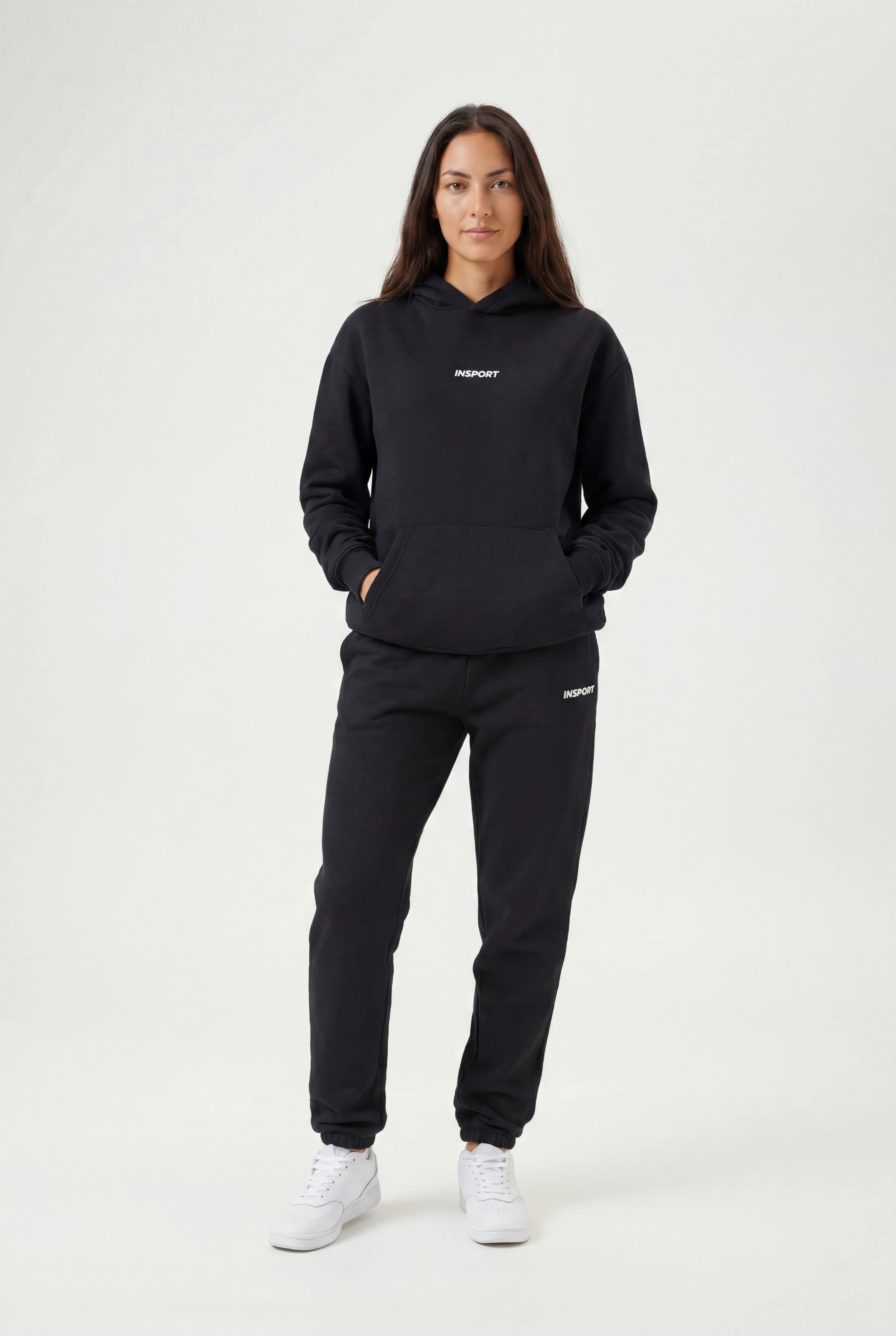 Insport Unisex Frankie Hood Black - Image 6