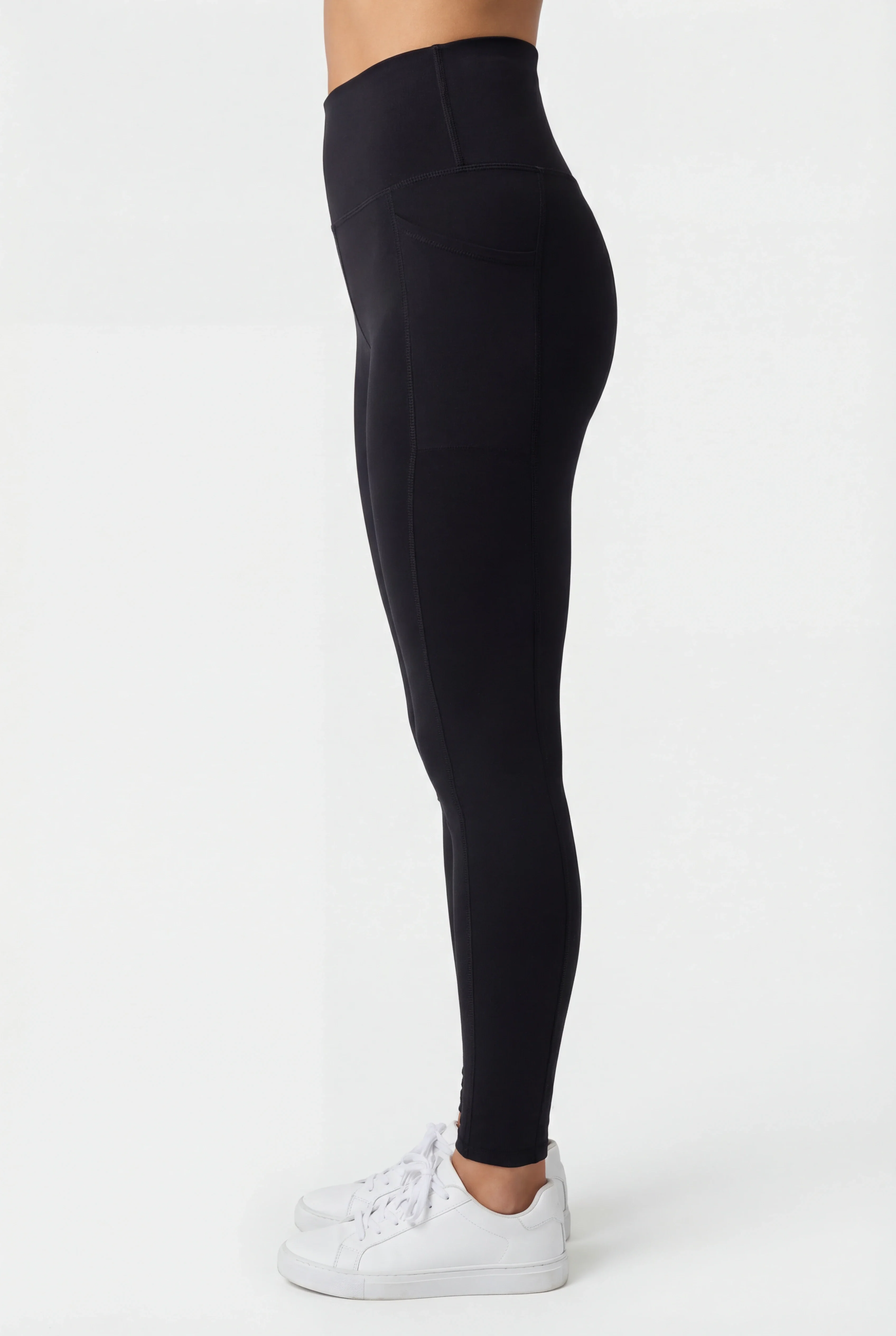Insport Womens Black Pocket Tights - Image 5
