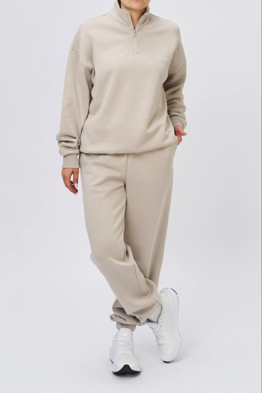 Insport Women's Zoe Quarter Moon Zip Top - Image 6