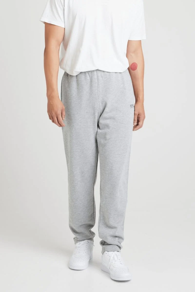 Insport Men's Aspen Grey Trackpants (Open Leg)