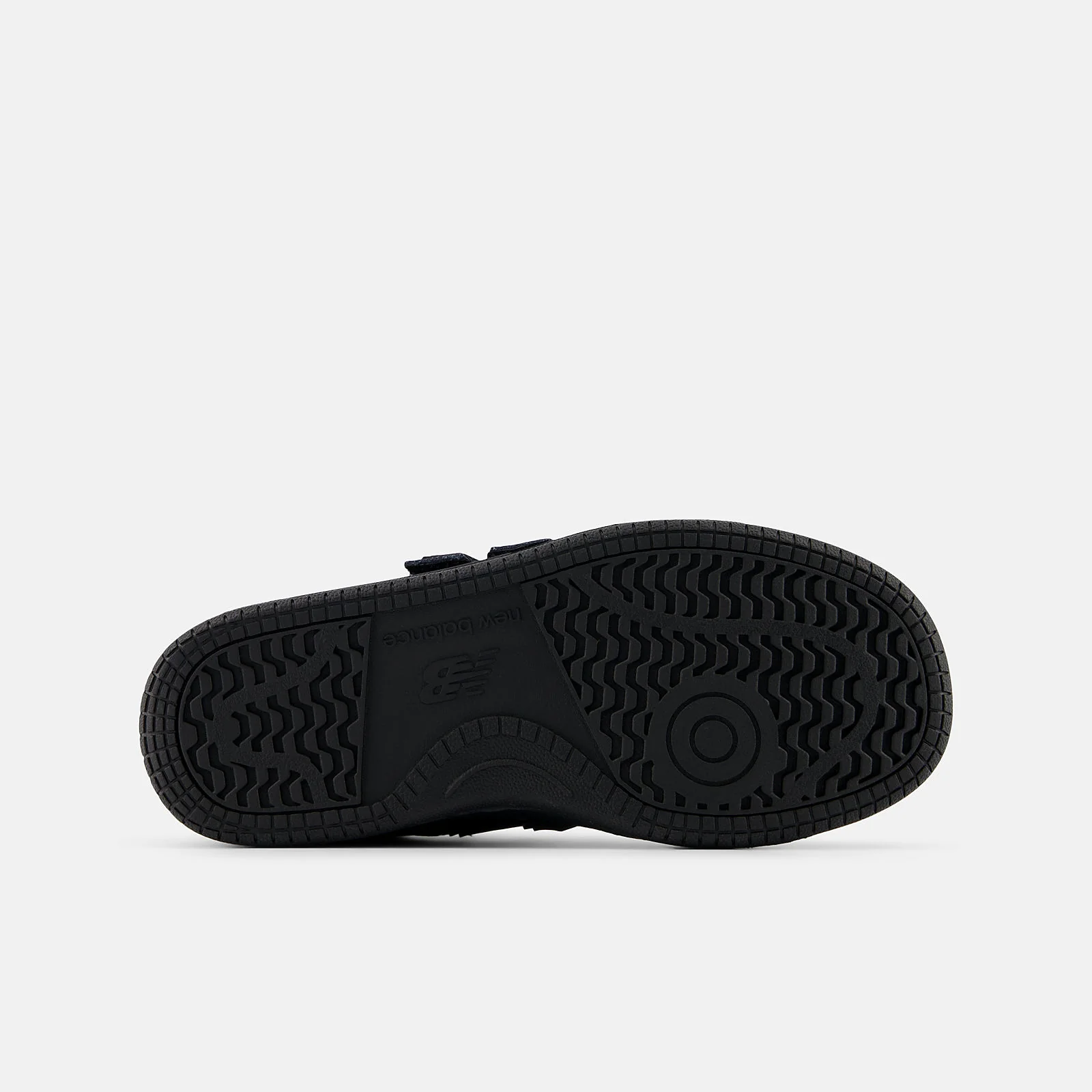 New Balance Kid's 480 Velcro Triple Black Shoe - Image 6