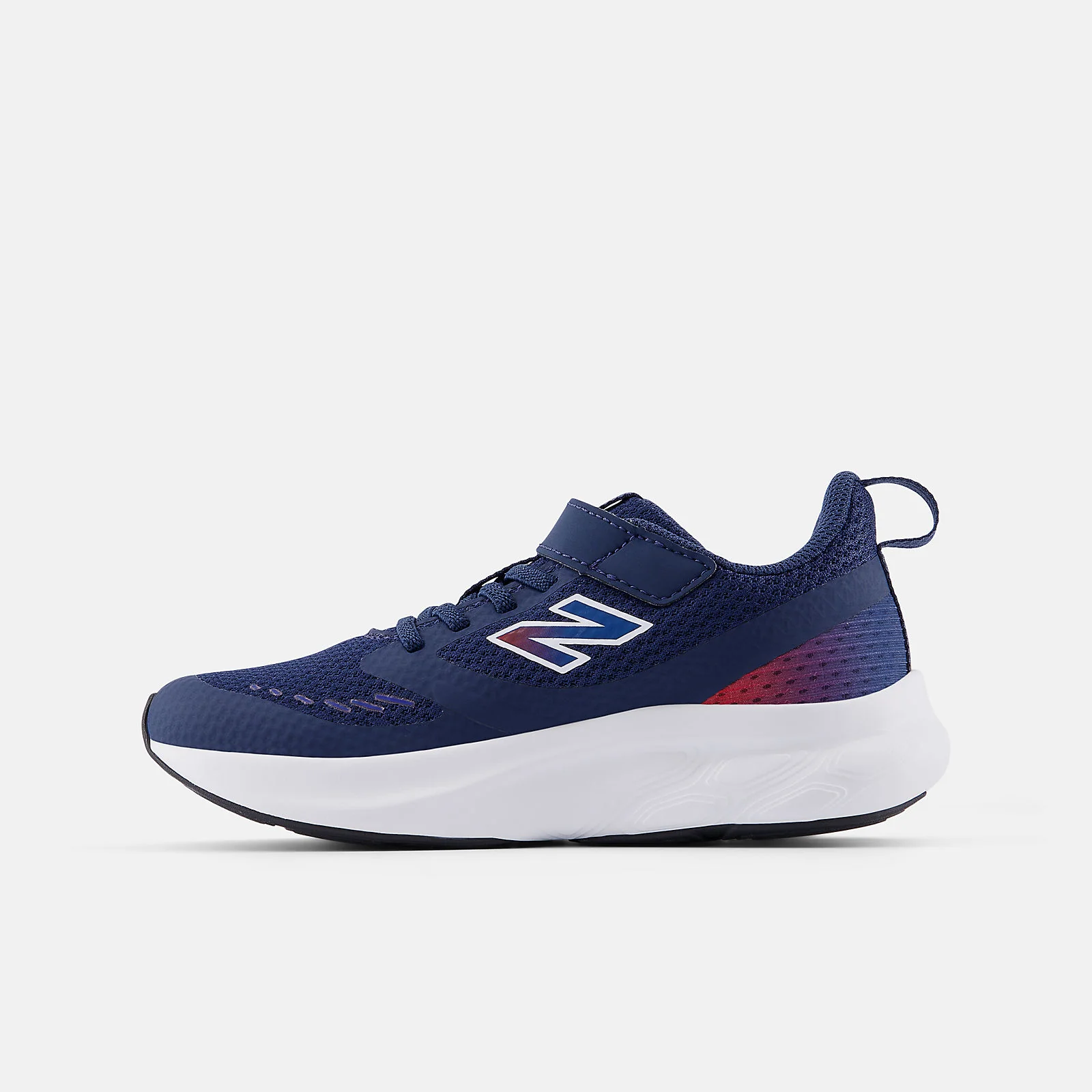 New Balance Kid's 625 Foam Hook N' Loop Navy Sneaker Shoes - Image 2