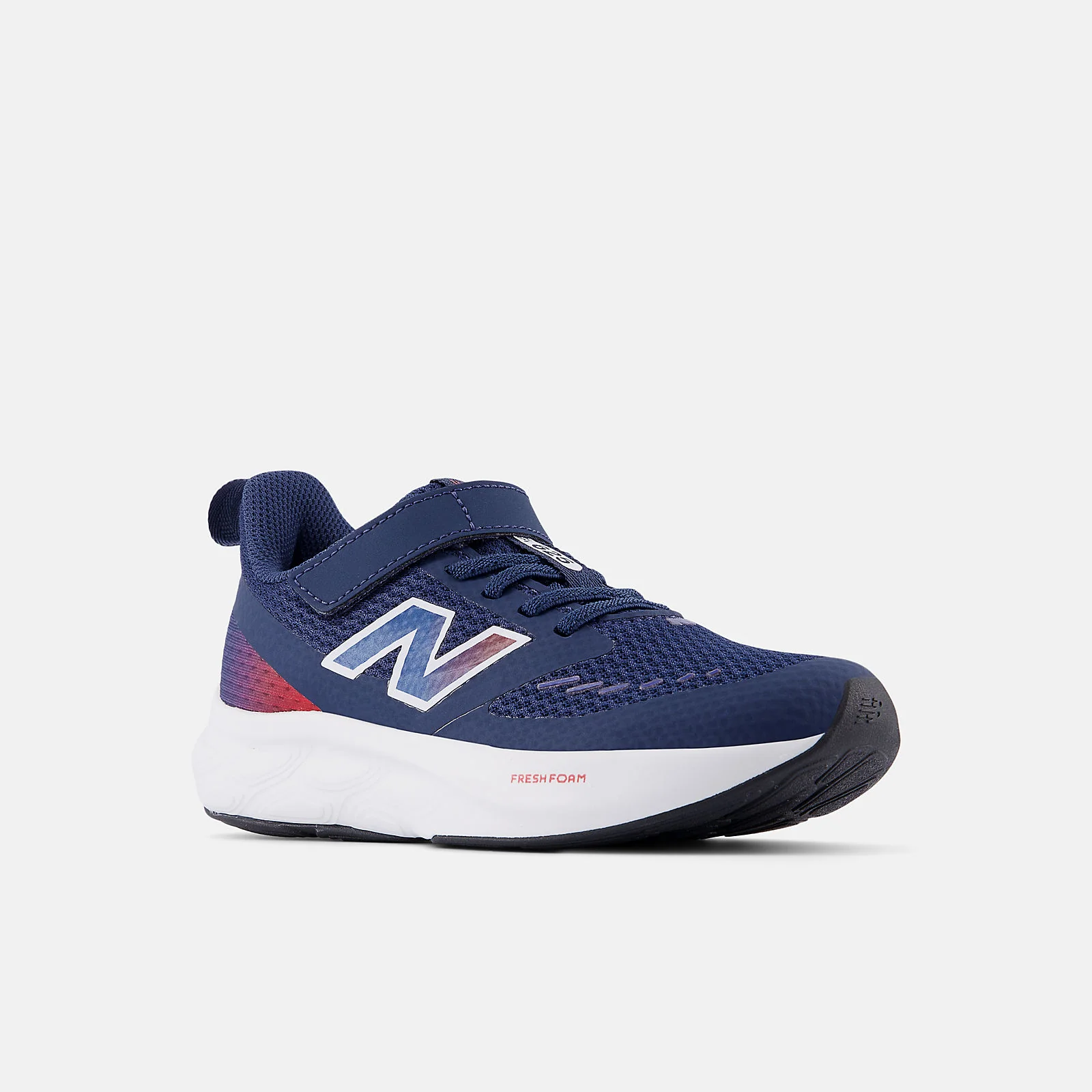 New Balance Kid's 625 Foam Hook N' Loop Navy Sneaker Shoes - Image 3