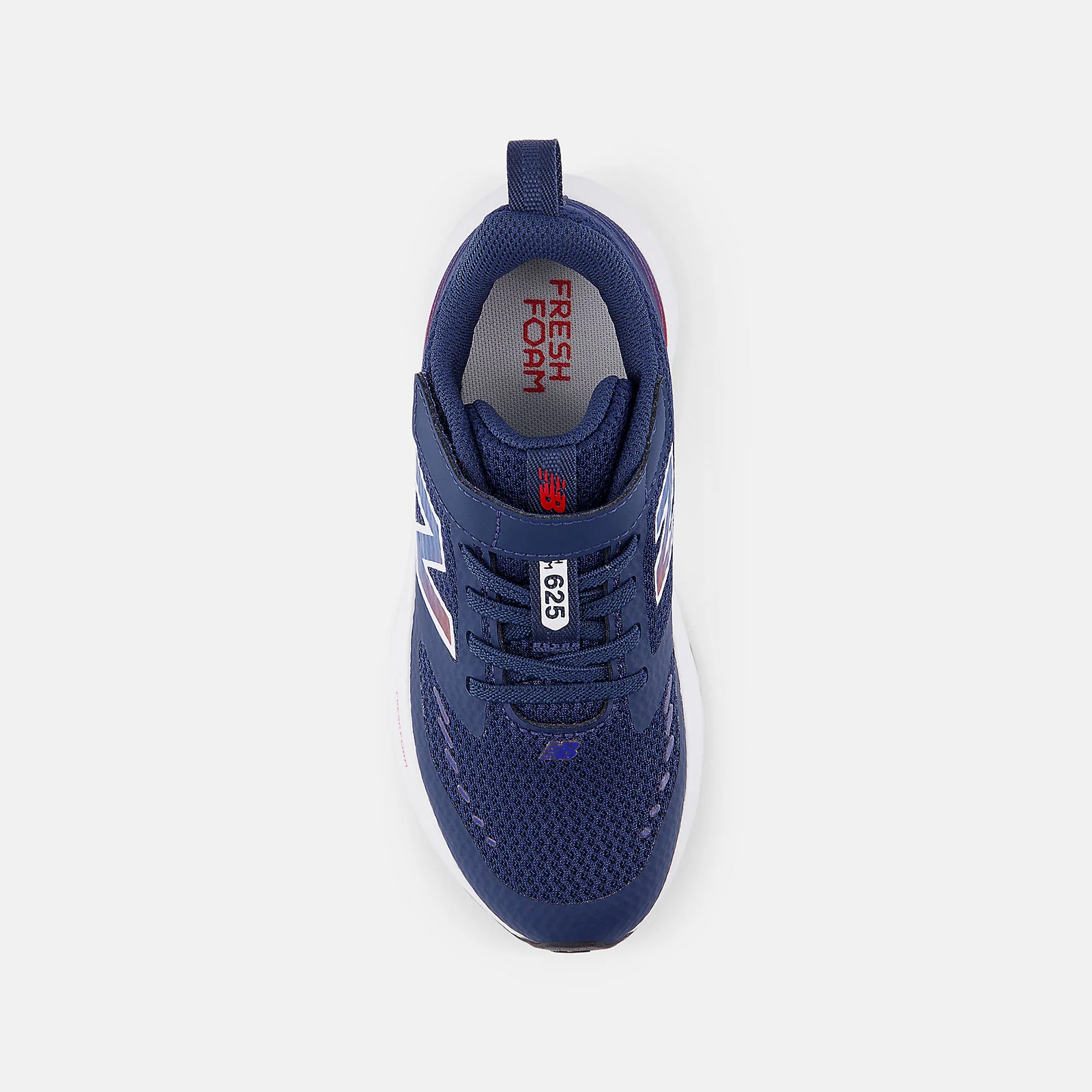 New Balance Kid's 625 Foam Hook N' Loop Navy Sneaker Shoes - Image 4