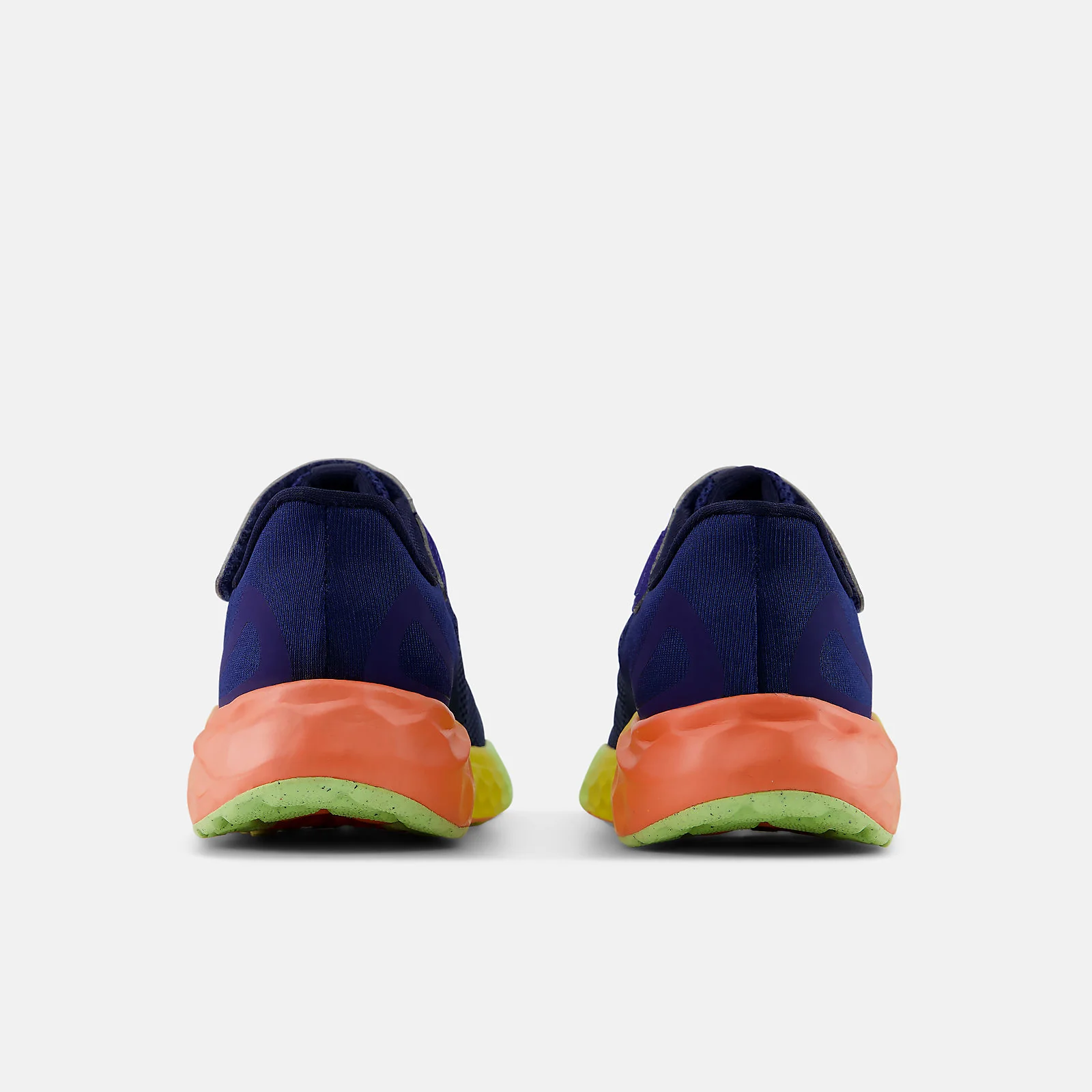 New Balance Kid's Hook N' Loop Fresh Foam Arishi V4 Blue/Heat Running Shoes - Image 5