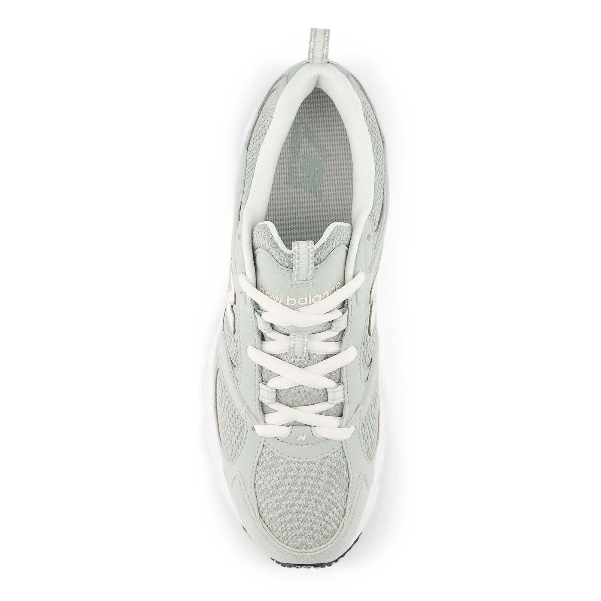 New Balance Men's 408 Grey/White Sneaker Shoes - Image 4