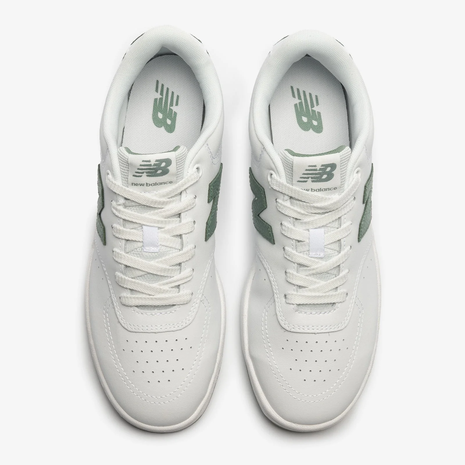 New Balance Unisex Bb80 Green/White Sneaker Shoes - Image 4
