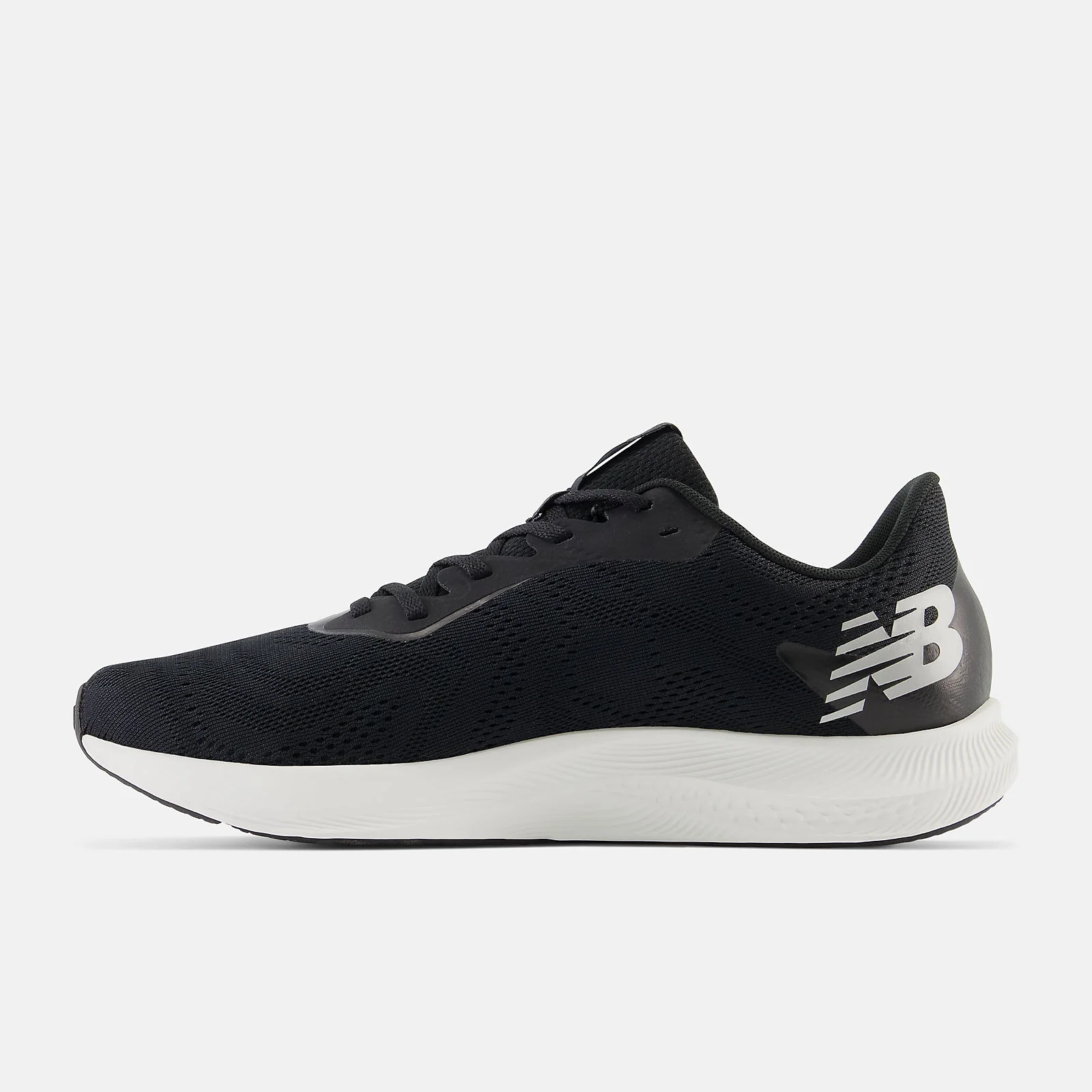 New Balance Men's Dynasoft Pro Run V2 Black/White Running Shoes - Image 2