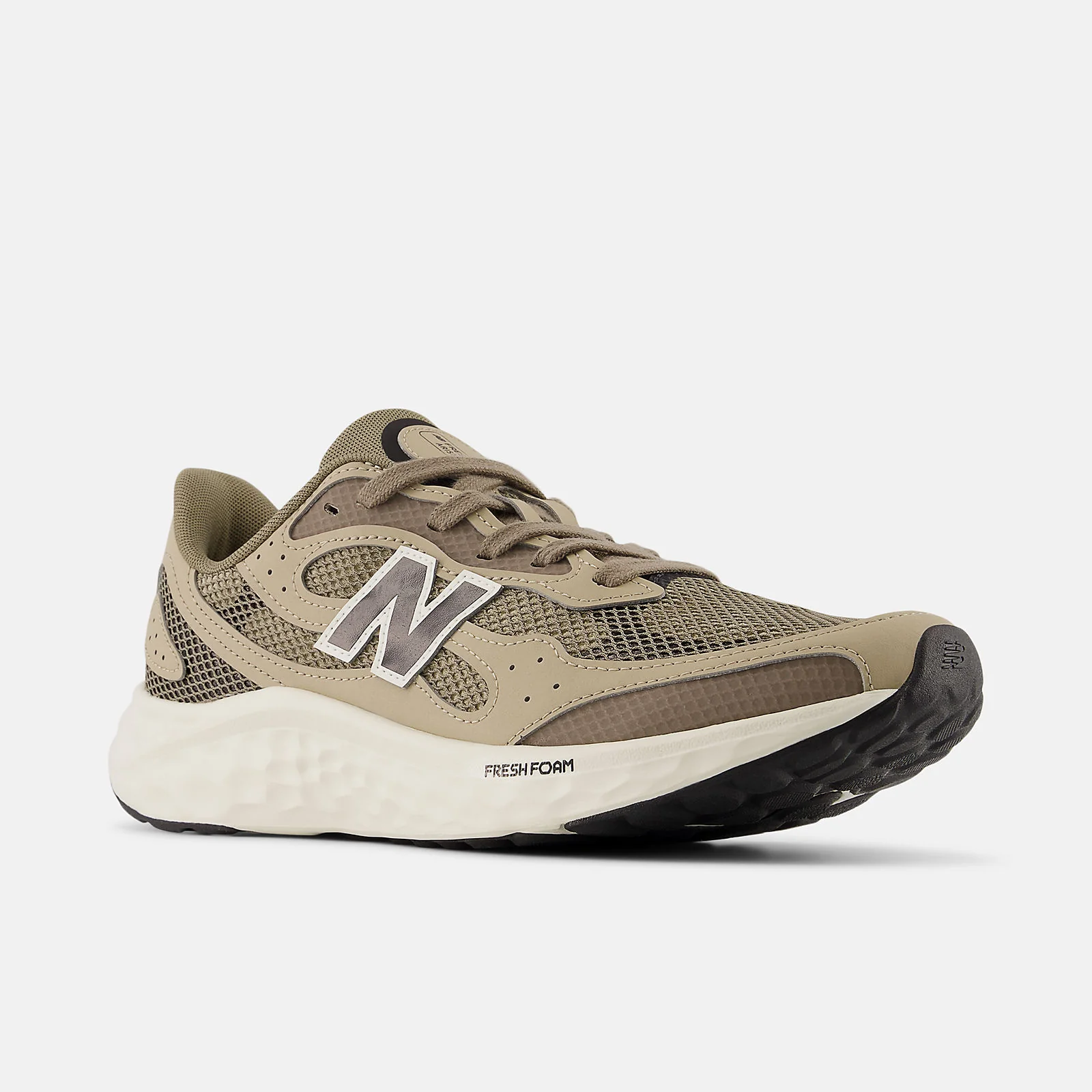 New Balance Men's Fresh Foam Arishi V4 Brown/Stone Running Shoes - Image 3