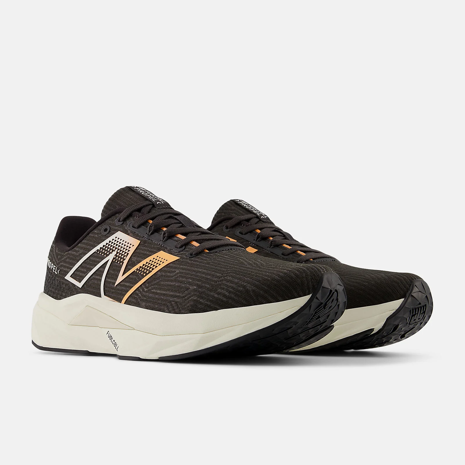 New Balance Men's Fuelcell Propel V5 Black/White Running Shoes - Image 3