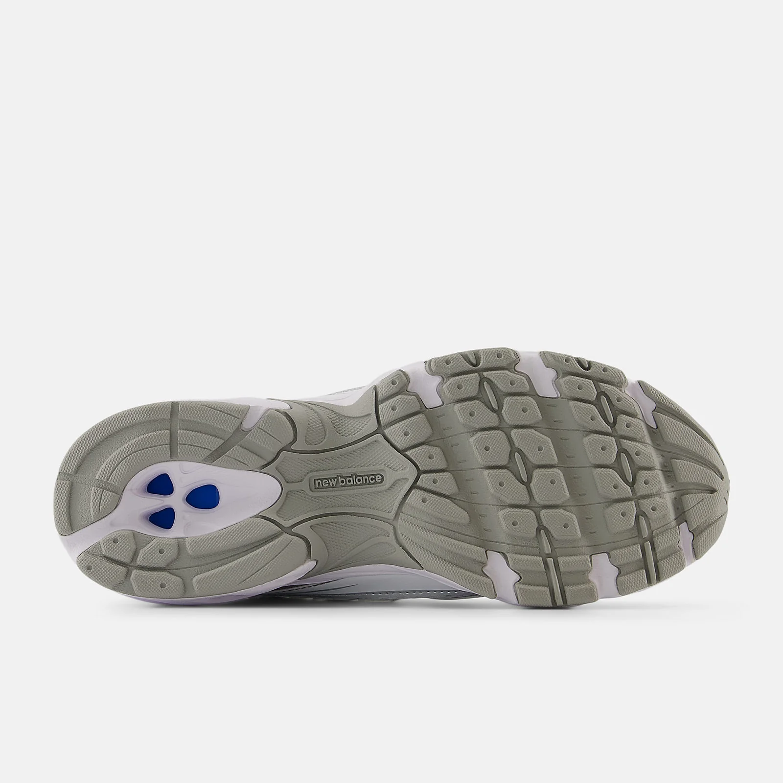 NEW BALANCE UNISEX 740 WHITE/SILVER SNEAKER SHOE (WIDTH D) - Image 6