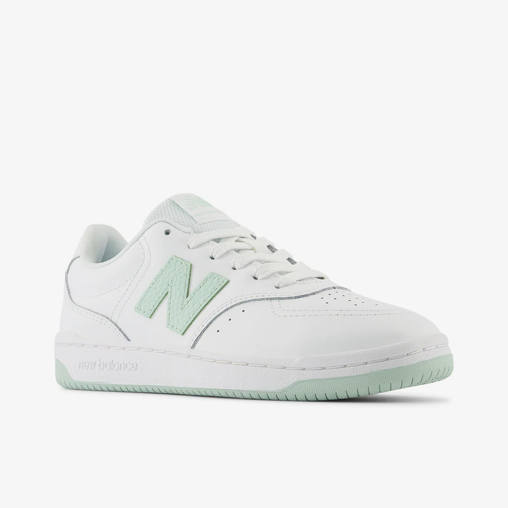 New Balance Women's Bb80 Oyster Green Sneaker Shoes - Image 3
