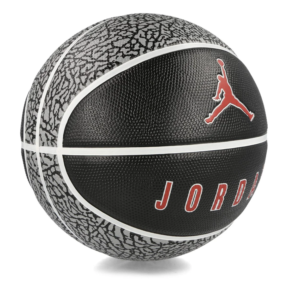 Jordan Playground 8p Grey/Black/Varsity Red Basketball - Image 3